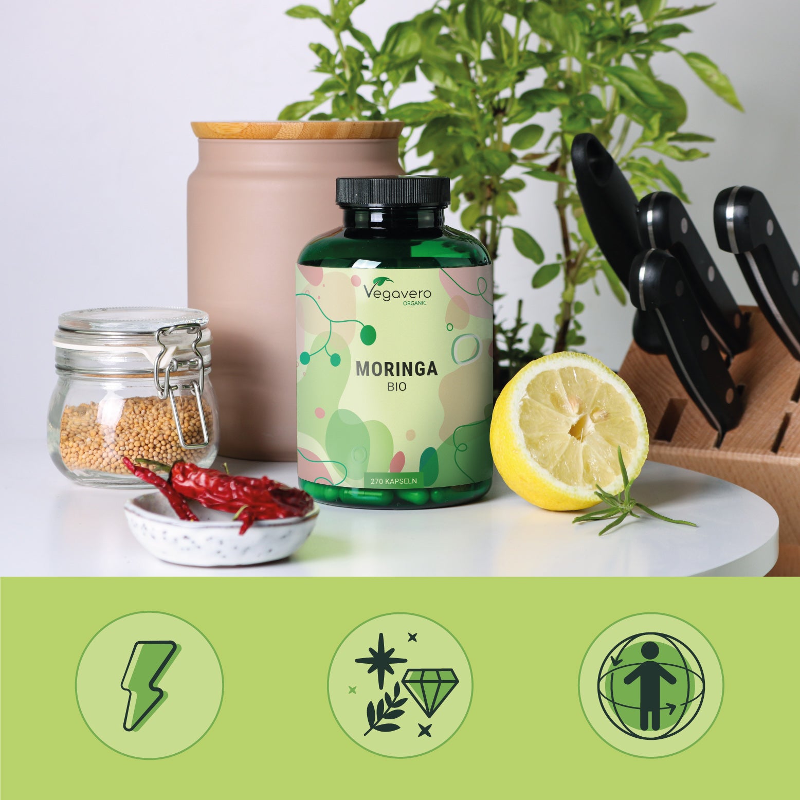 Moringa Oleifera Kapseln Bio