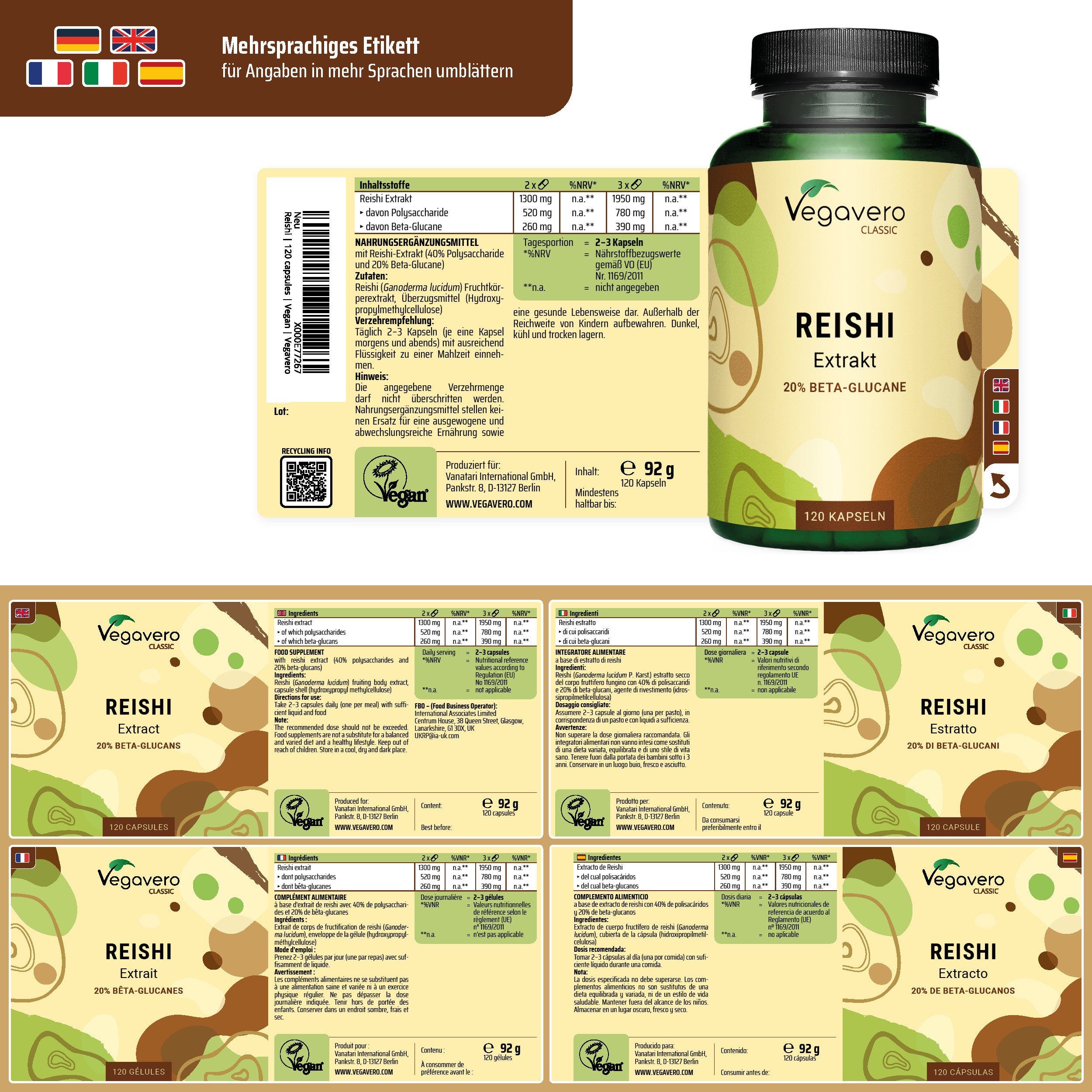 Reishi Extrakt Kapseln