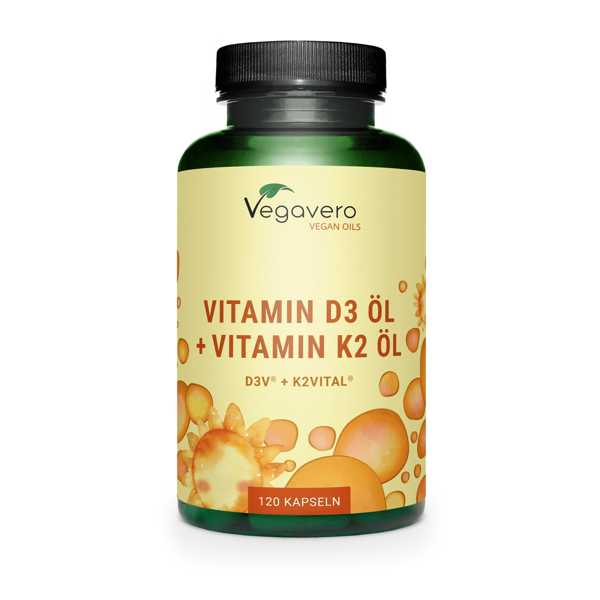 Vitamin D3 + K2 Öl Kapseln