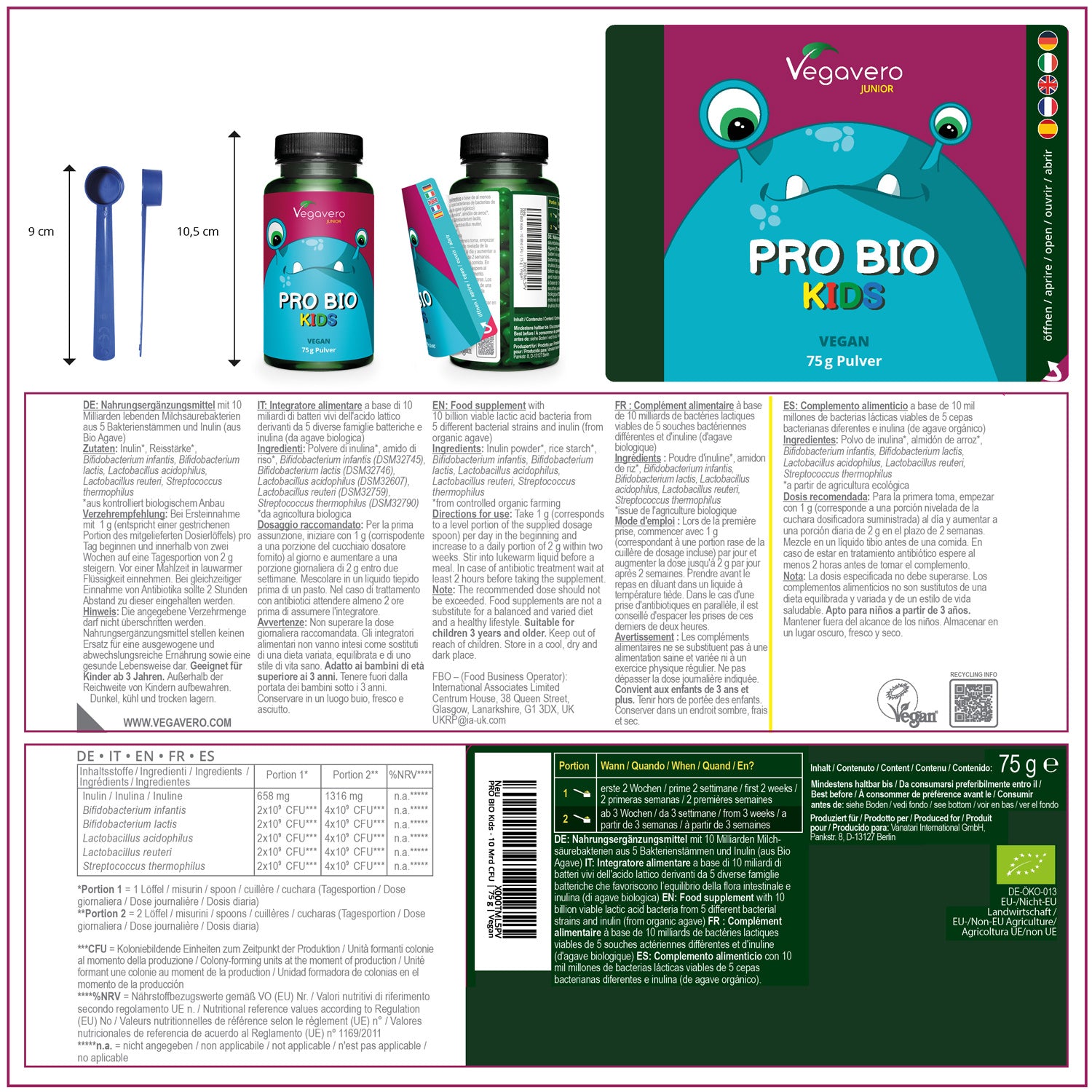 Pro Bio Junior Pulver Bio