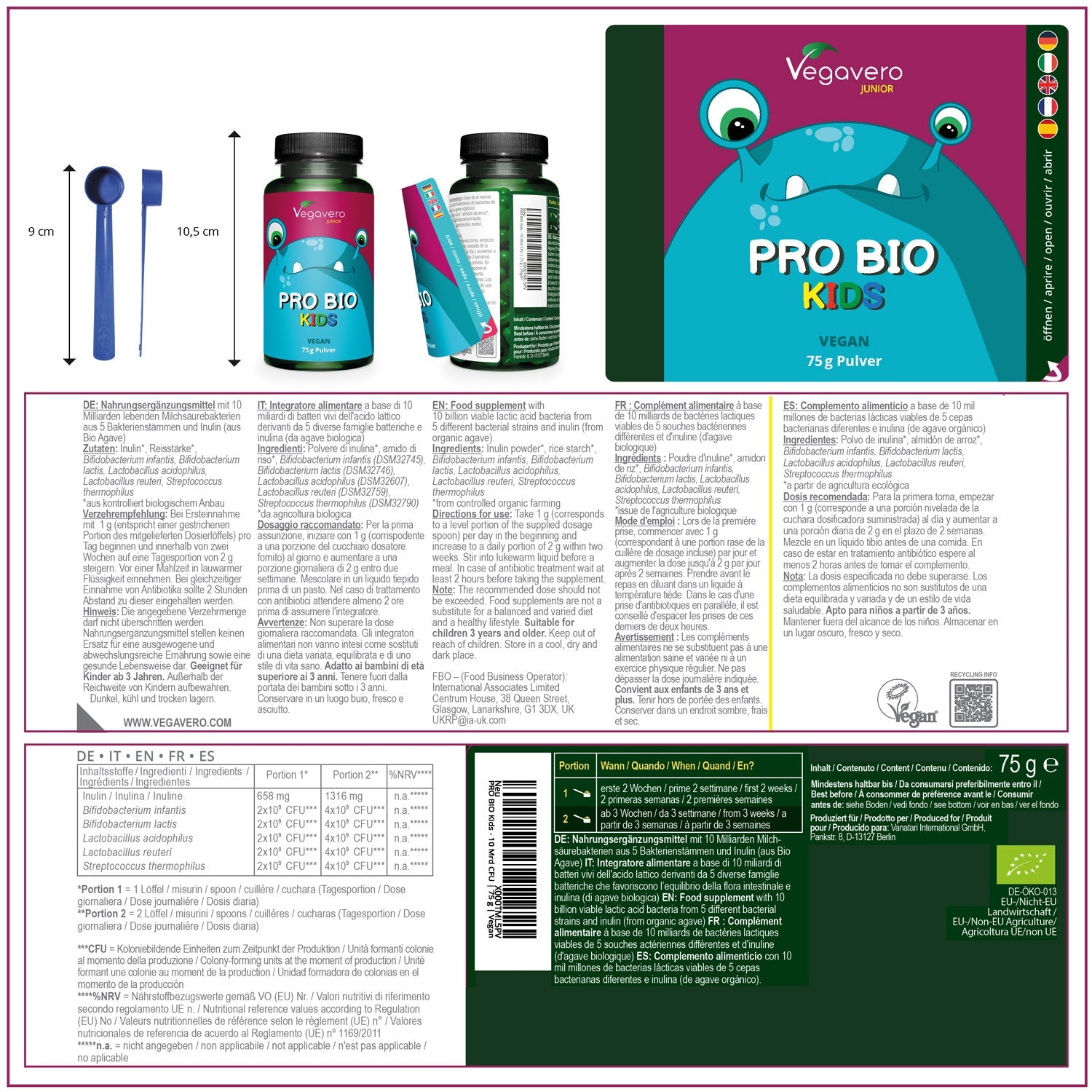 Pro Bio Junior Pulver Bio