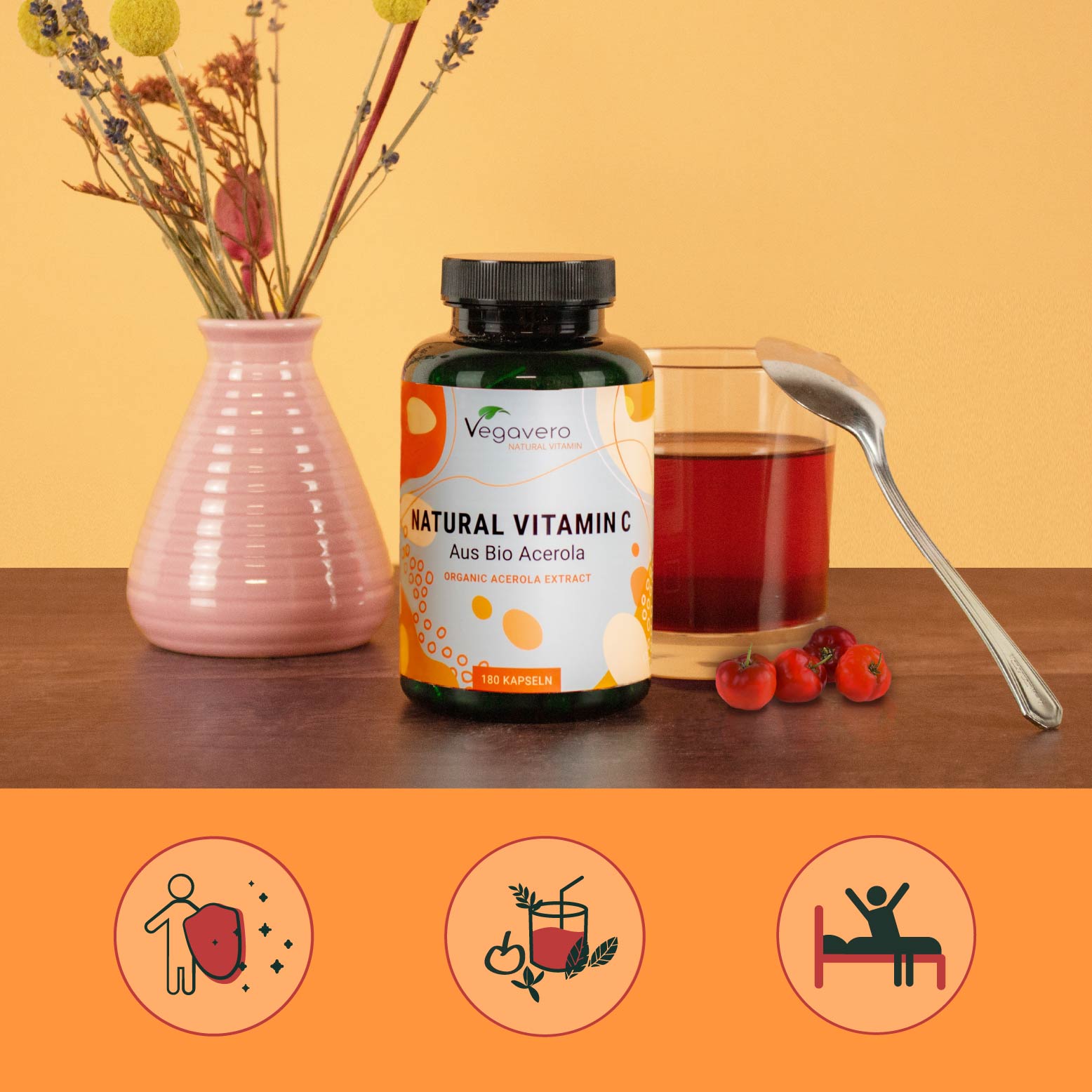 Natural Vitamin C Organic Capsules