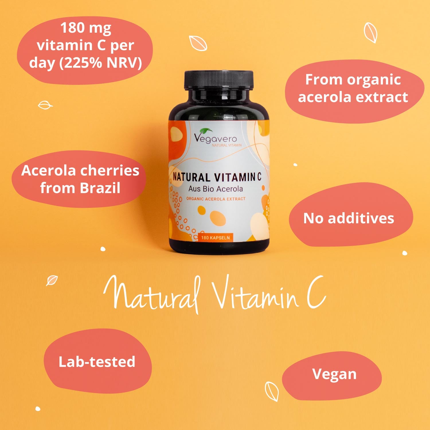 Natural Vitamin C Organic Capsules
