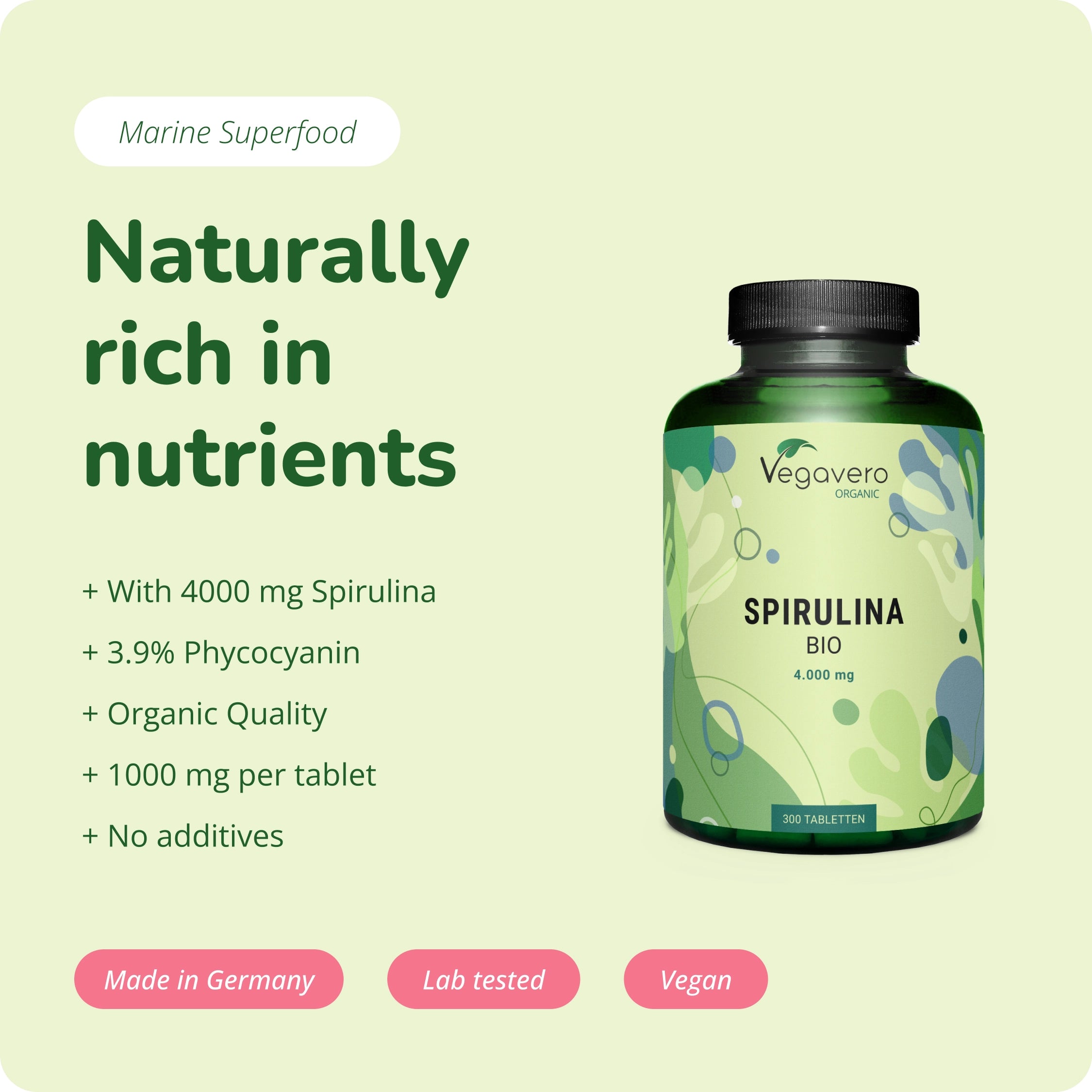 Spirulina Tabletten Bio