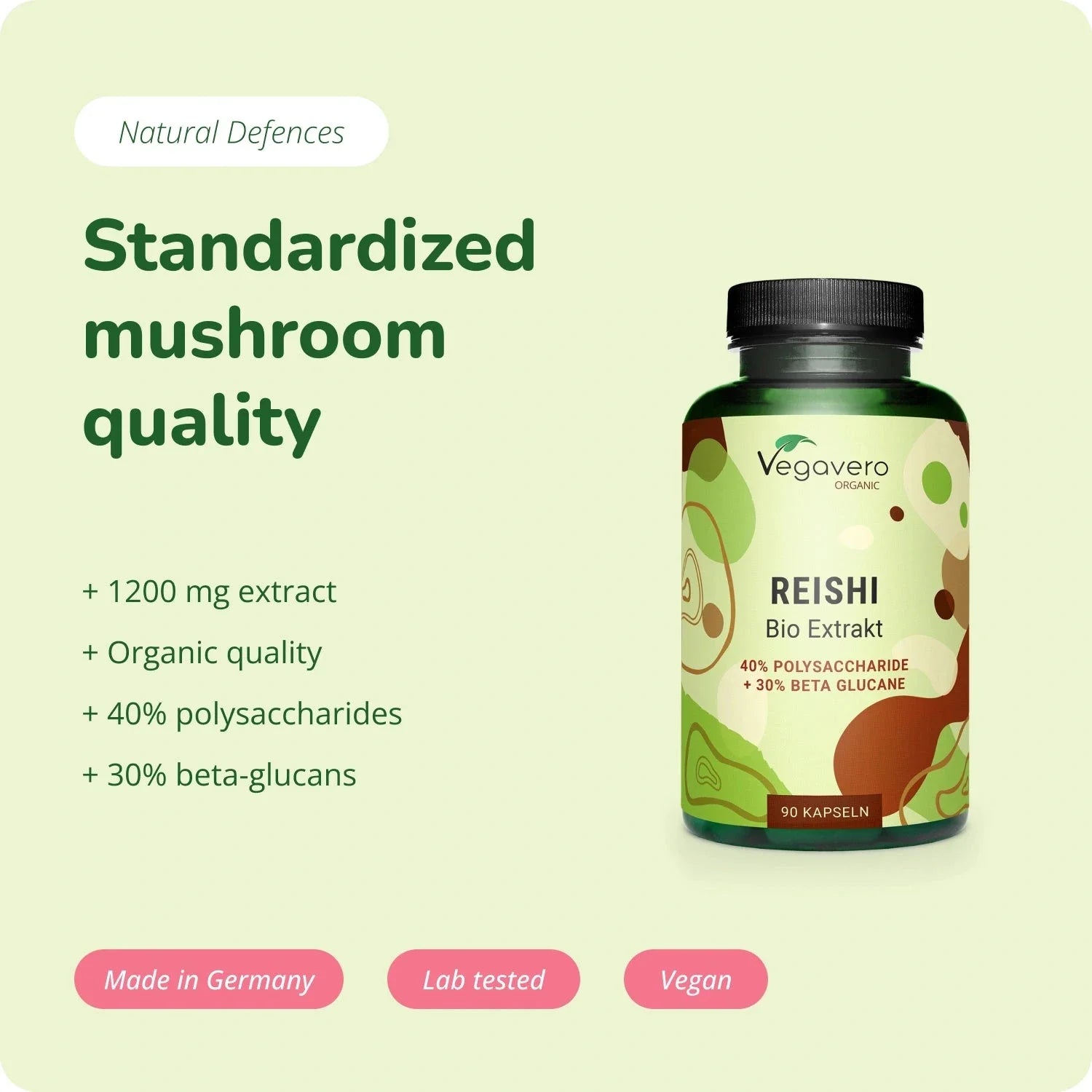 Reishi Extrakt Kapseln Bio