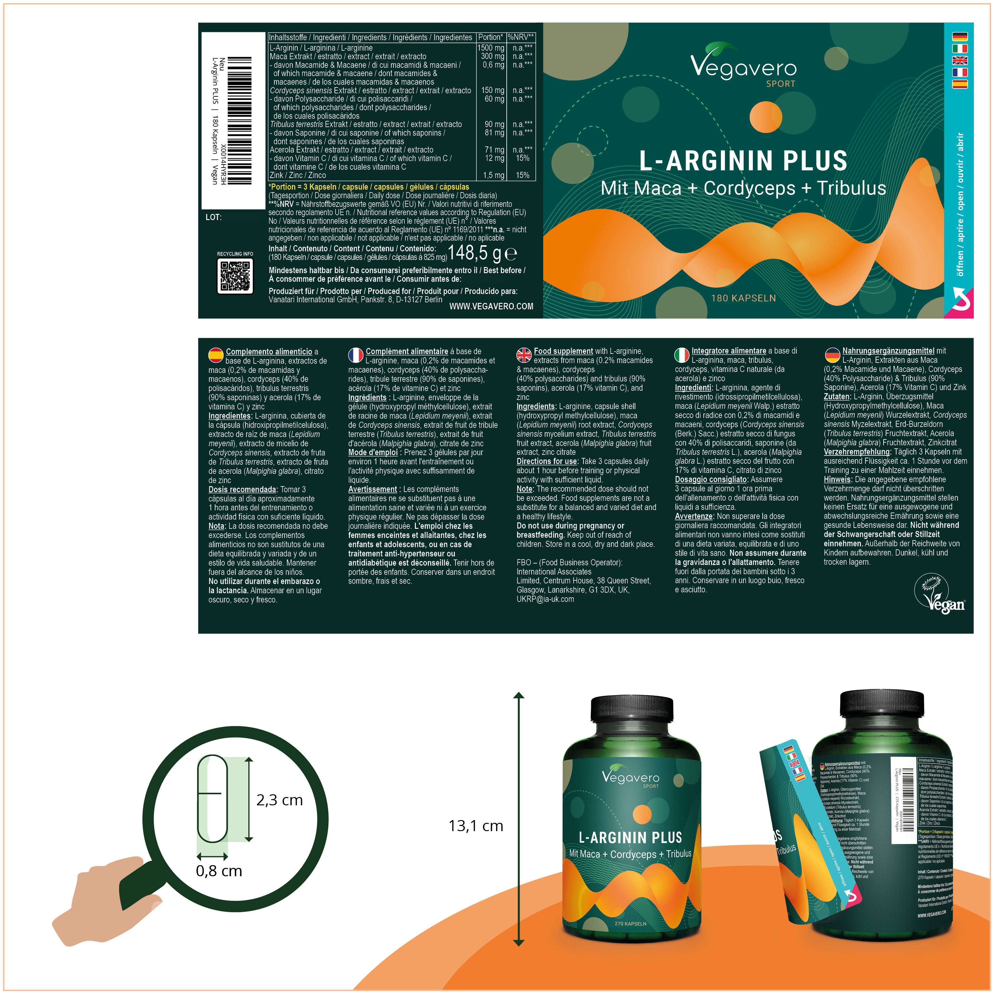 L-Arginin Plus Kapseln