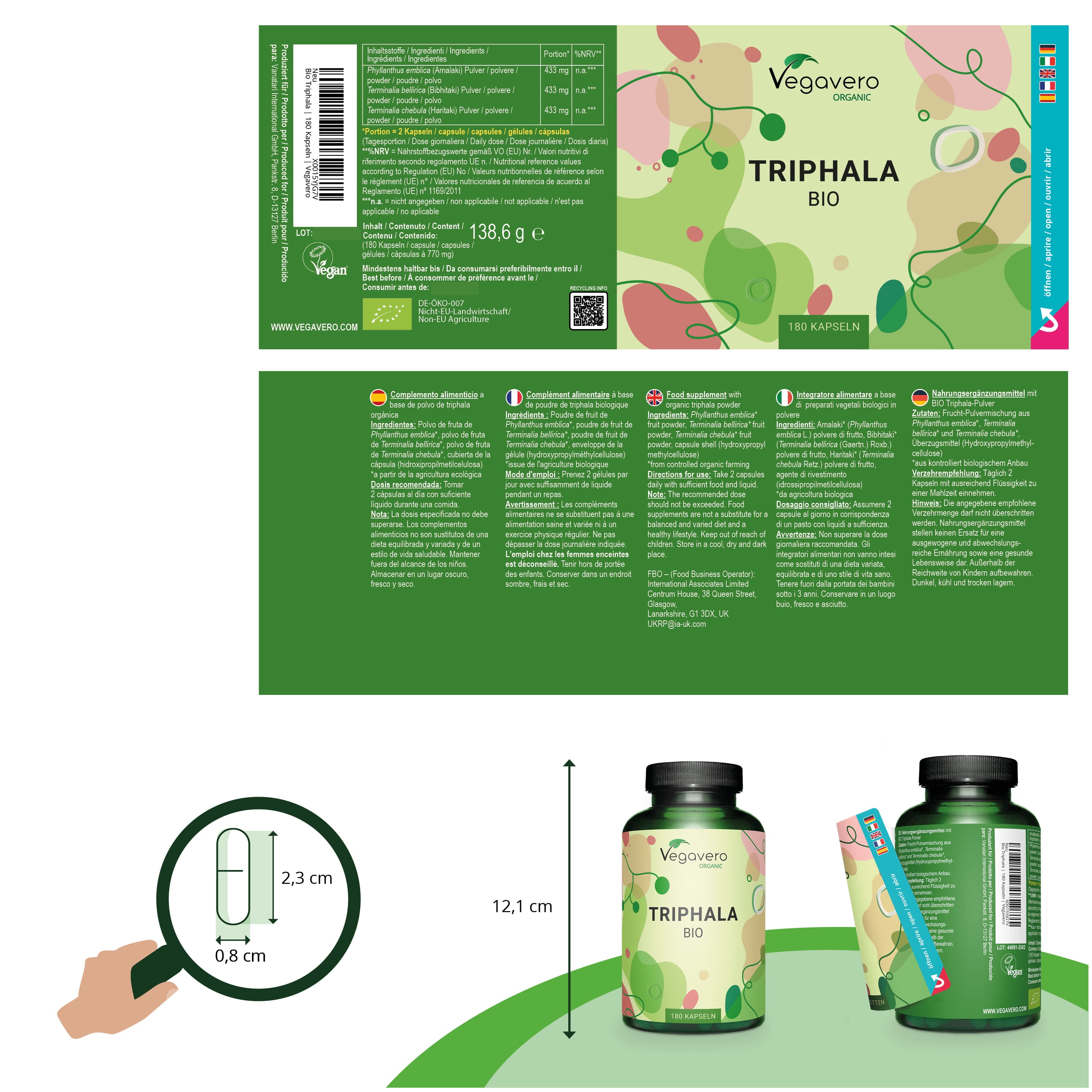 Triphala Kapseln Bio