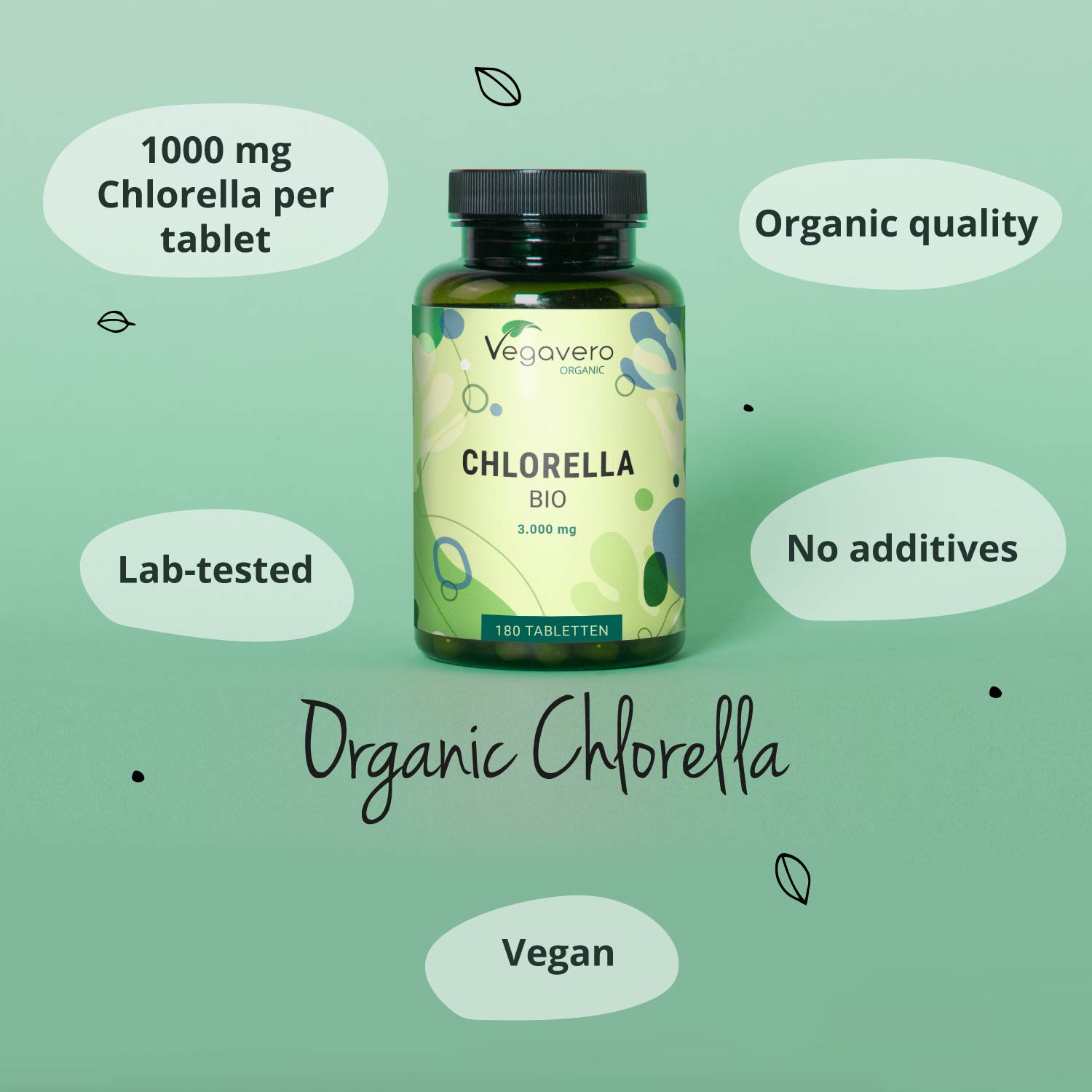 Chlorella Kapseln Bio