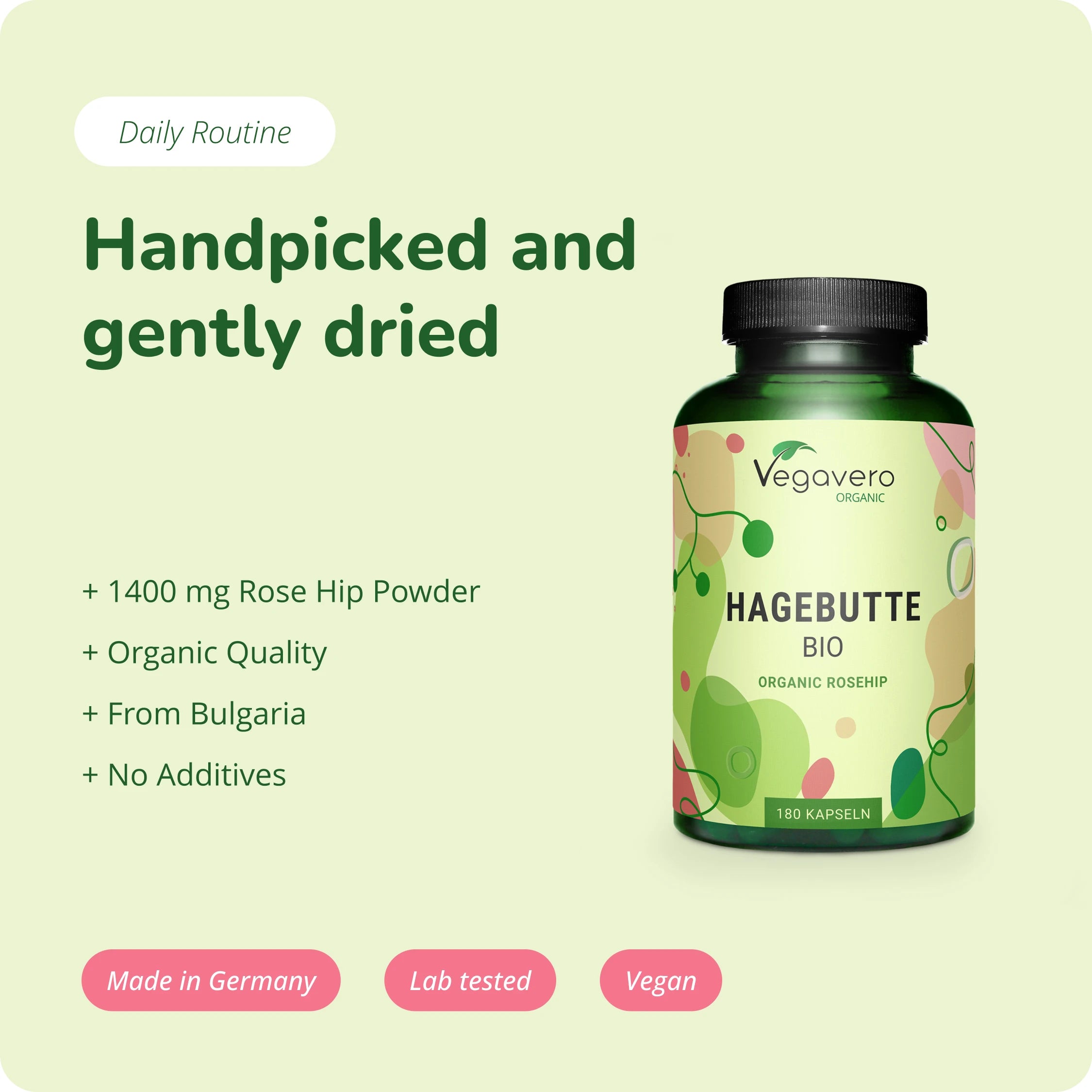 Hagebutte Kapseln Bio