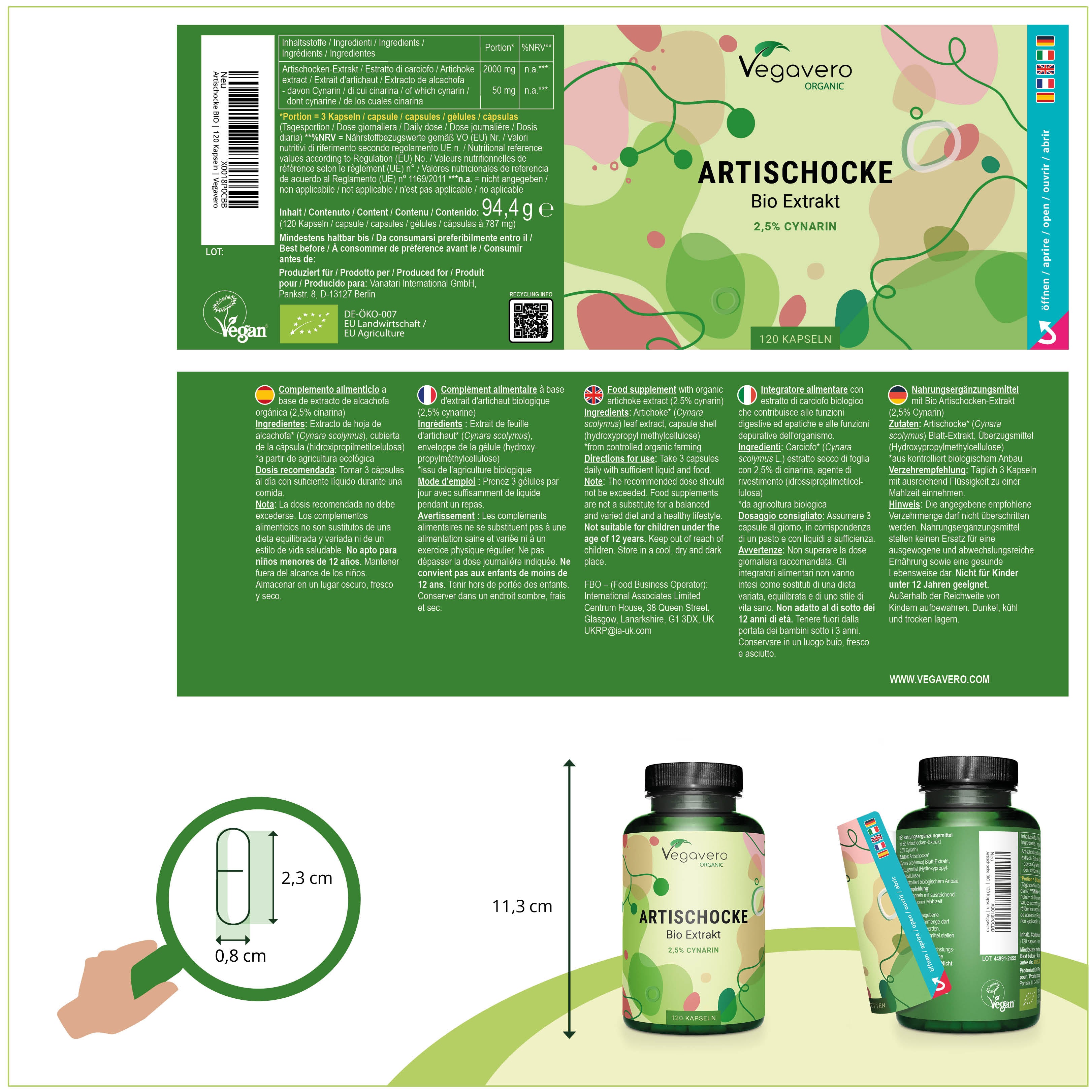 Artischocken Extrakt Kapseln Bio