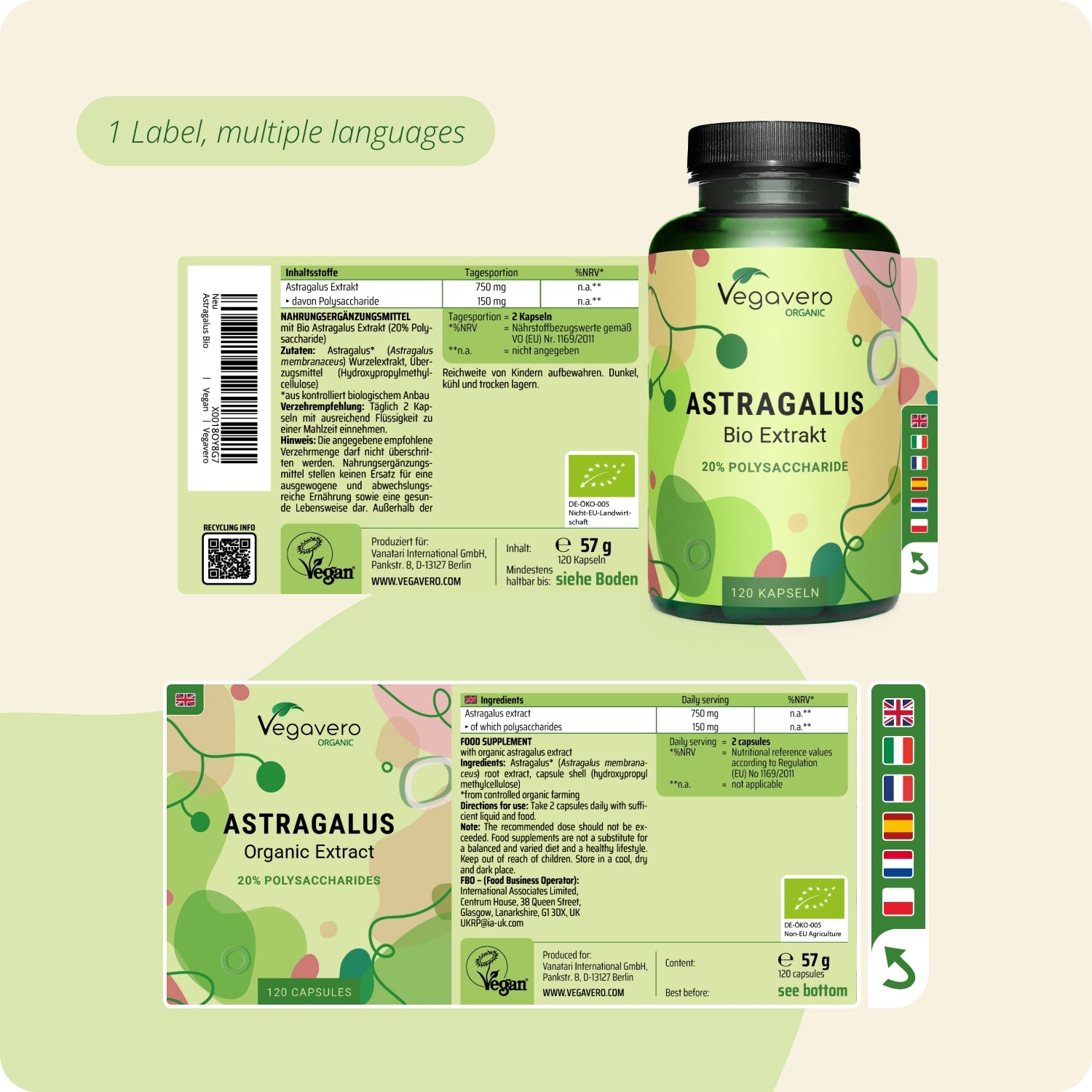 Astragalus Extrakt Kapseln Bio