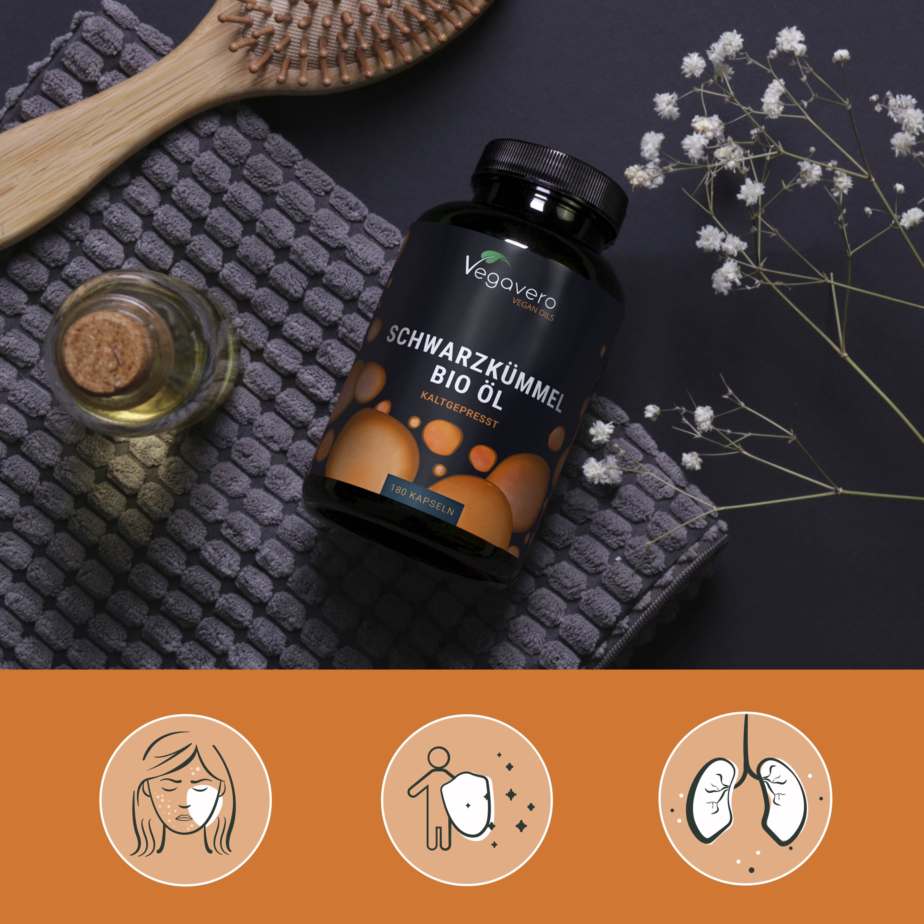 Schwarzkümmel Samenöl Kapseln Bio