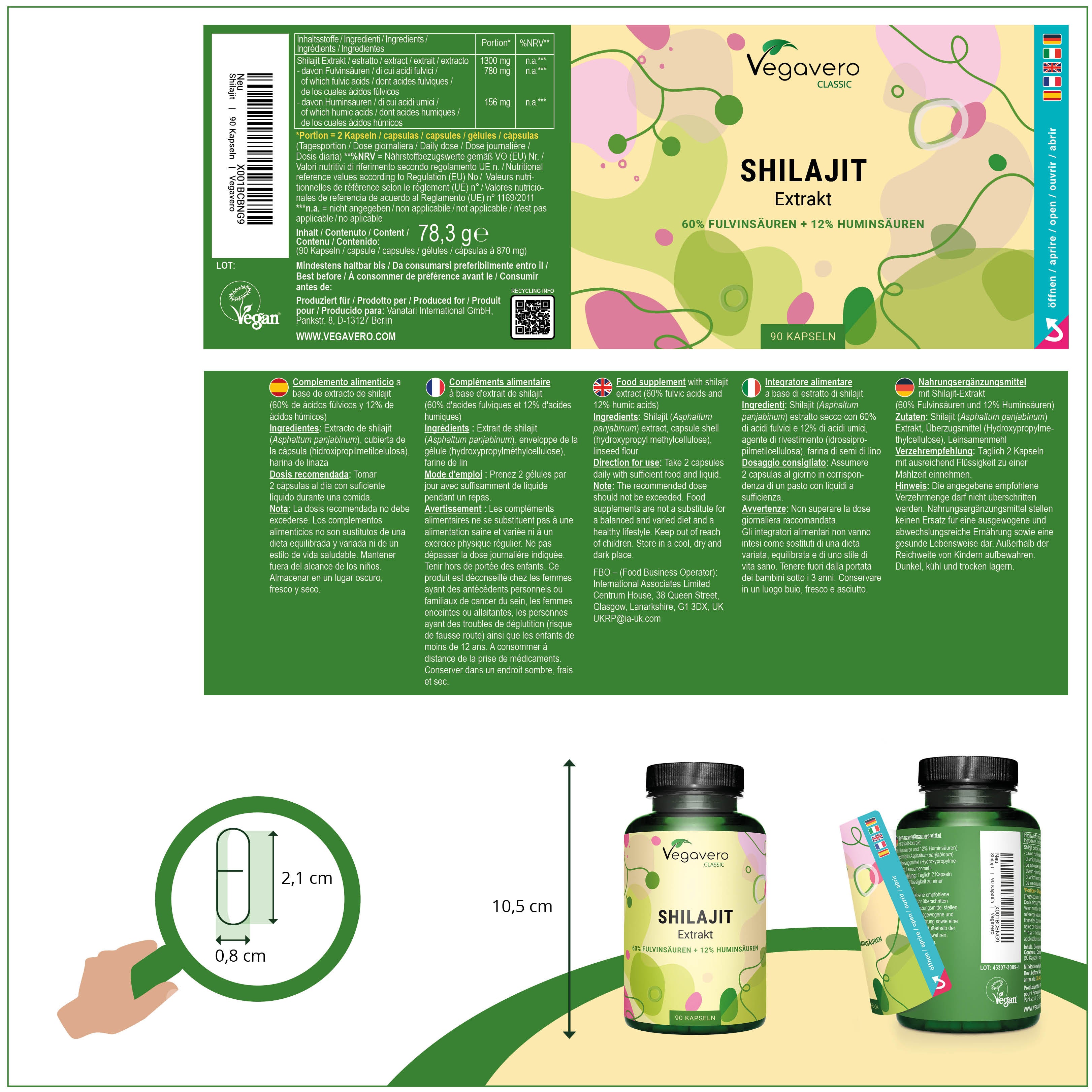 Shilajit Extrakt Kapseln