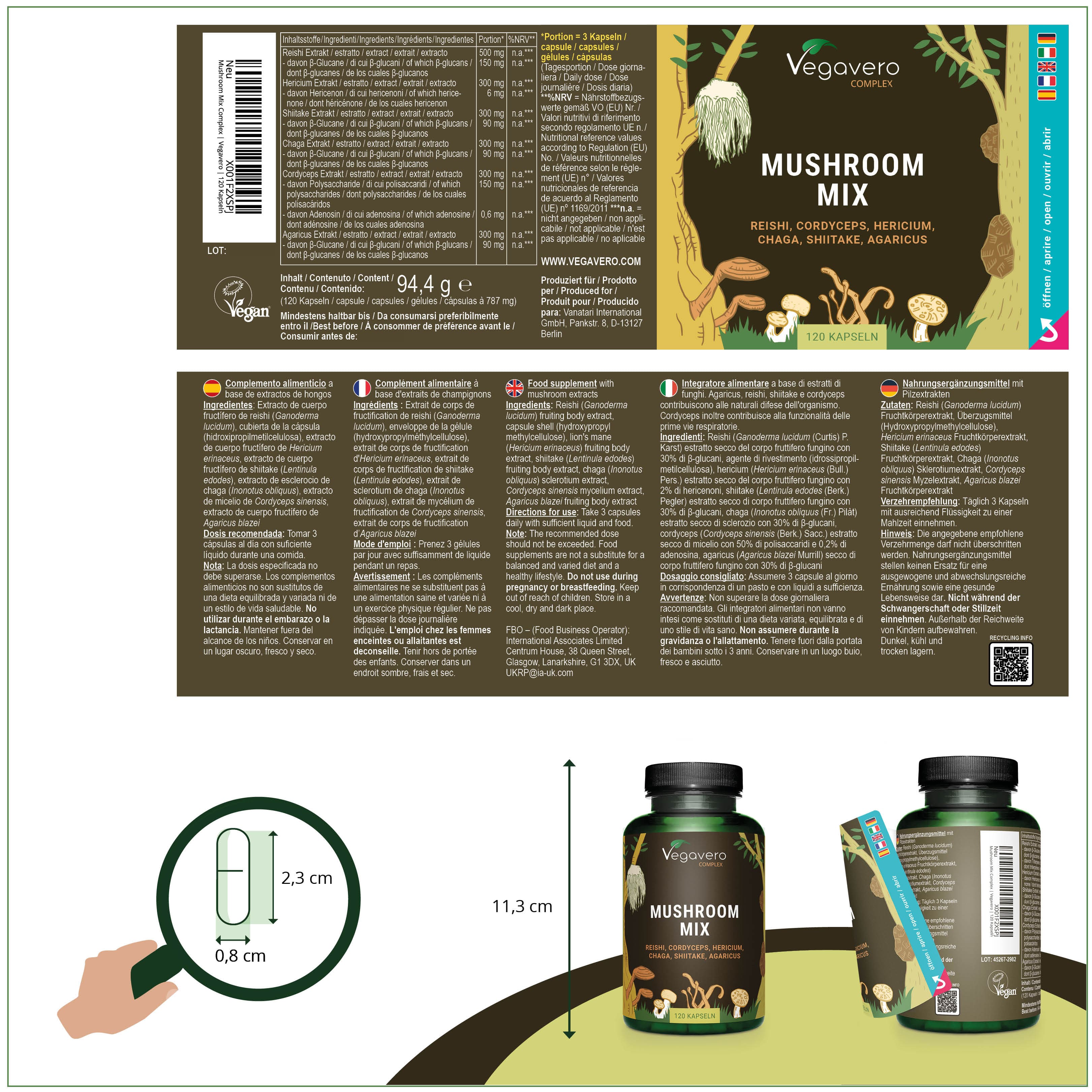 Mushroom Mix Complex Kapseln