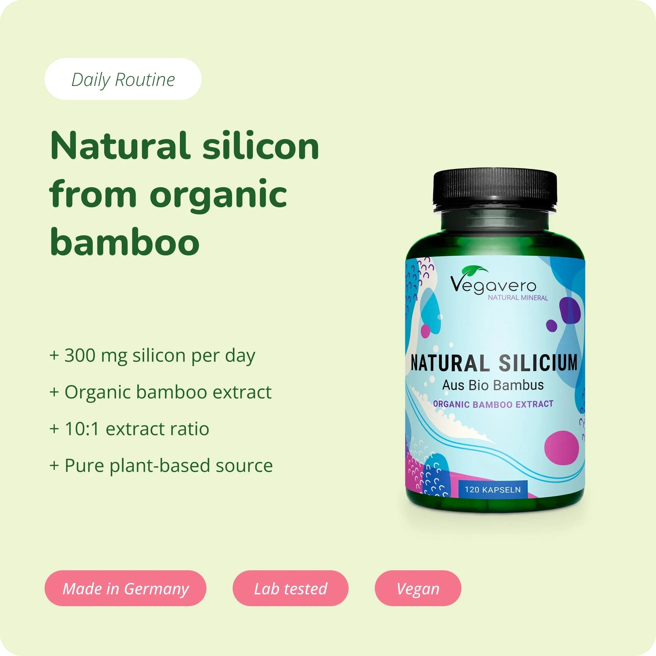 Natürliches Silizium Kapseln Bio