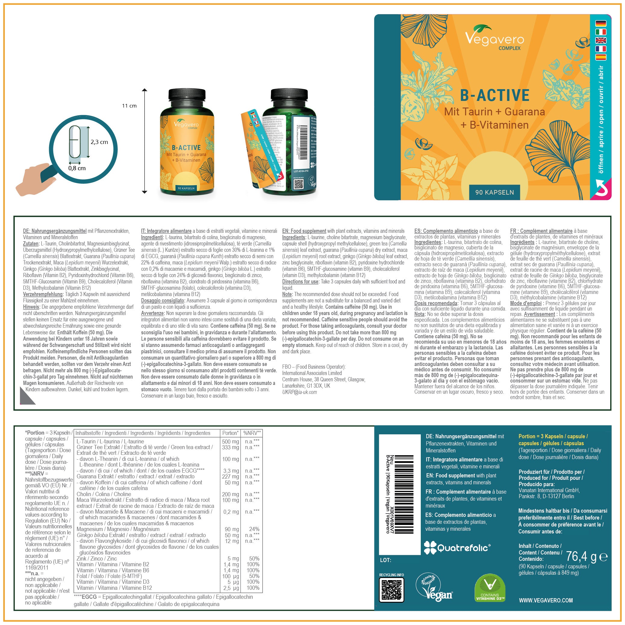 B‑Active Complex Kapseln