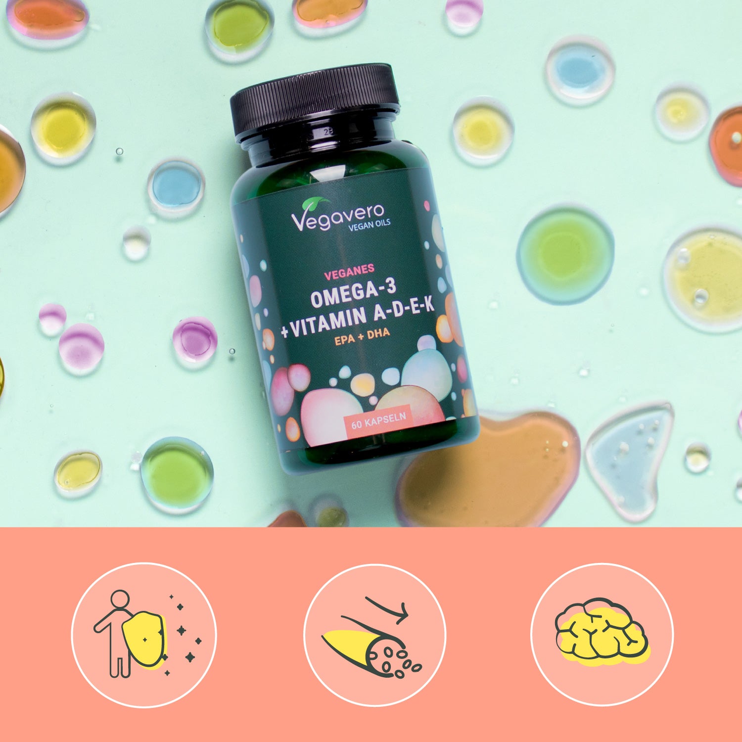 Omega 3 + ADEK Öl Kapseln