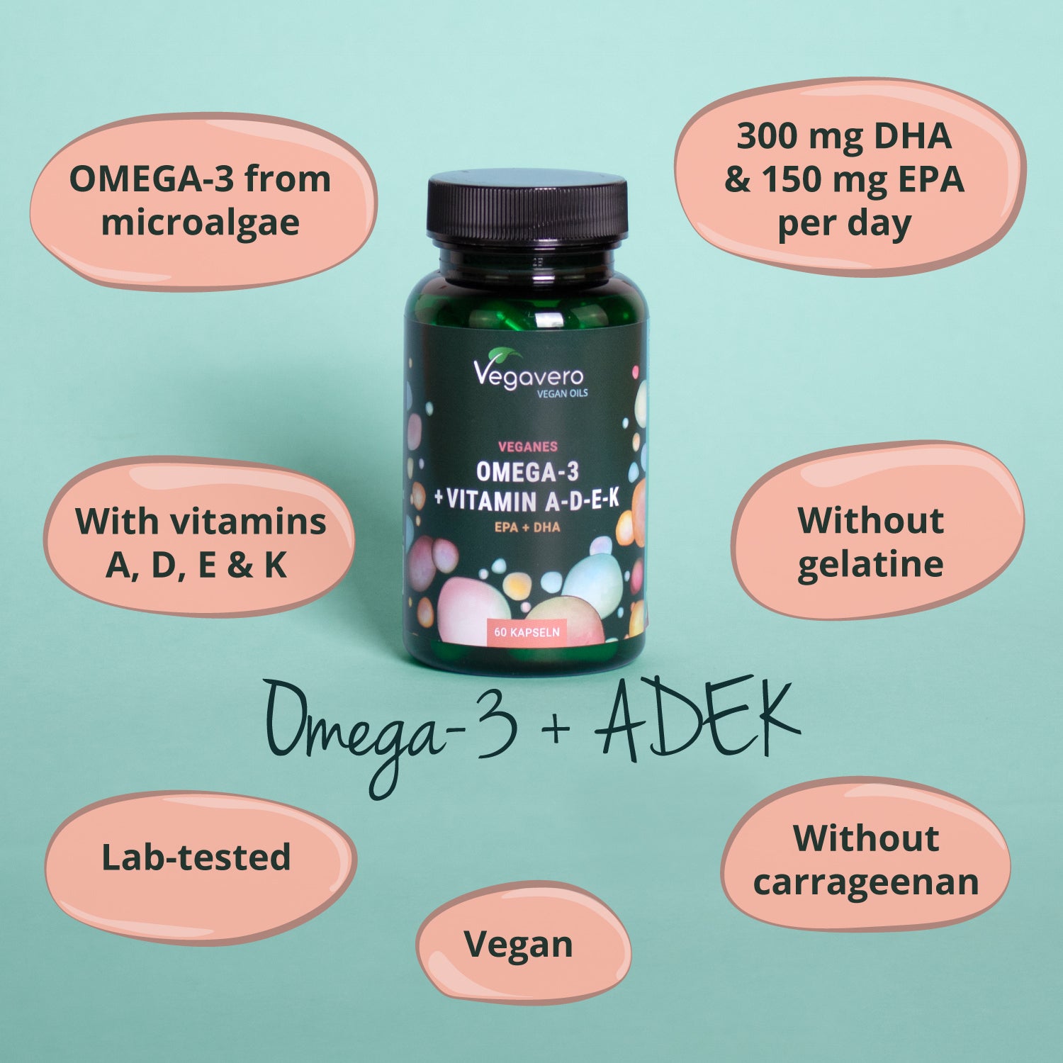 Omega 3 + ADEK Öl Kapseln