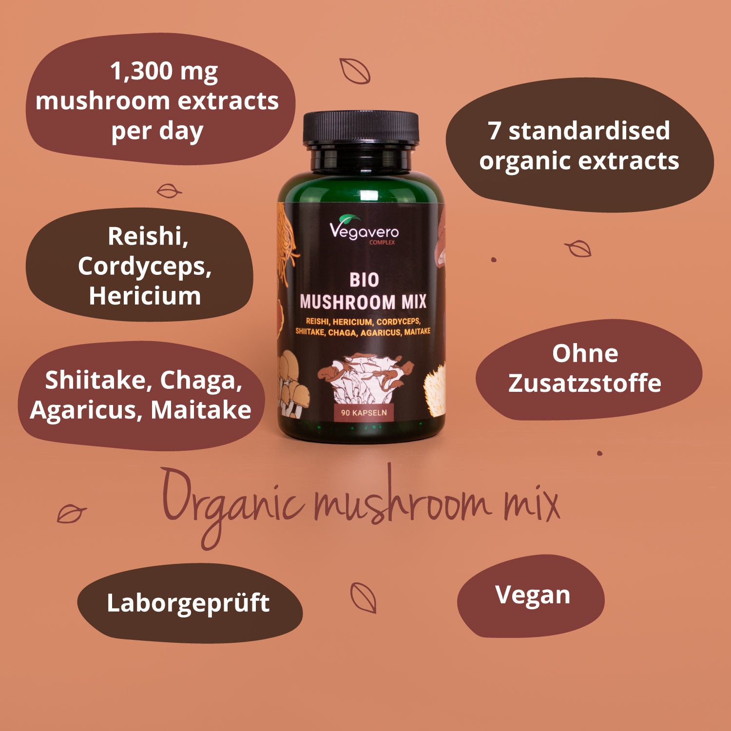 Mushroom Complex Kapseln Bio