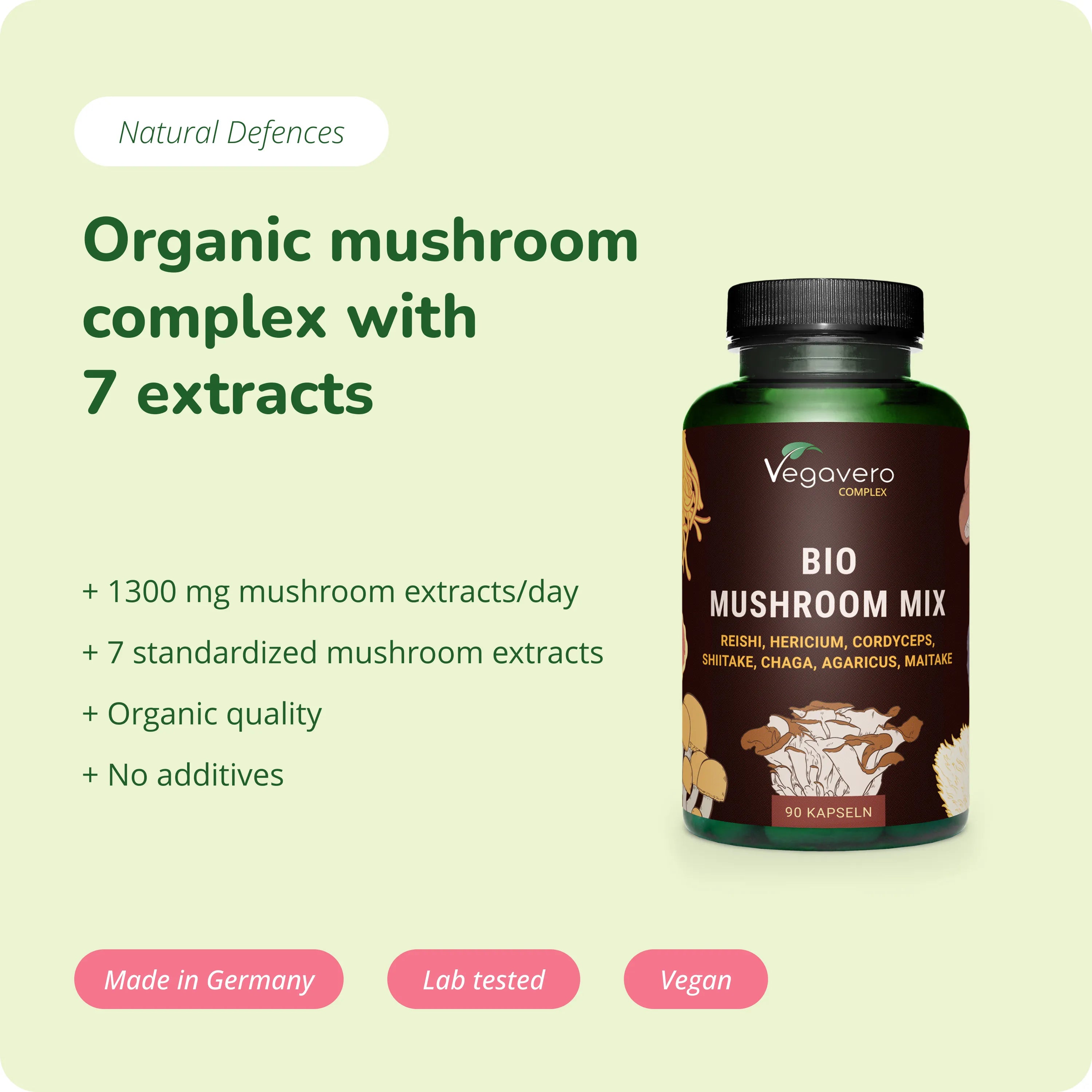 Mushroom Complex Kapseln Bio