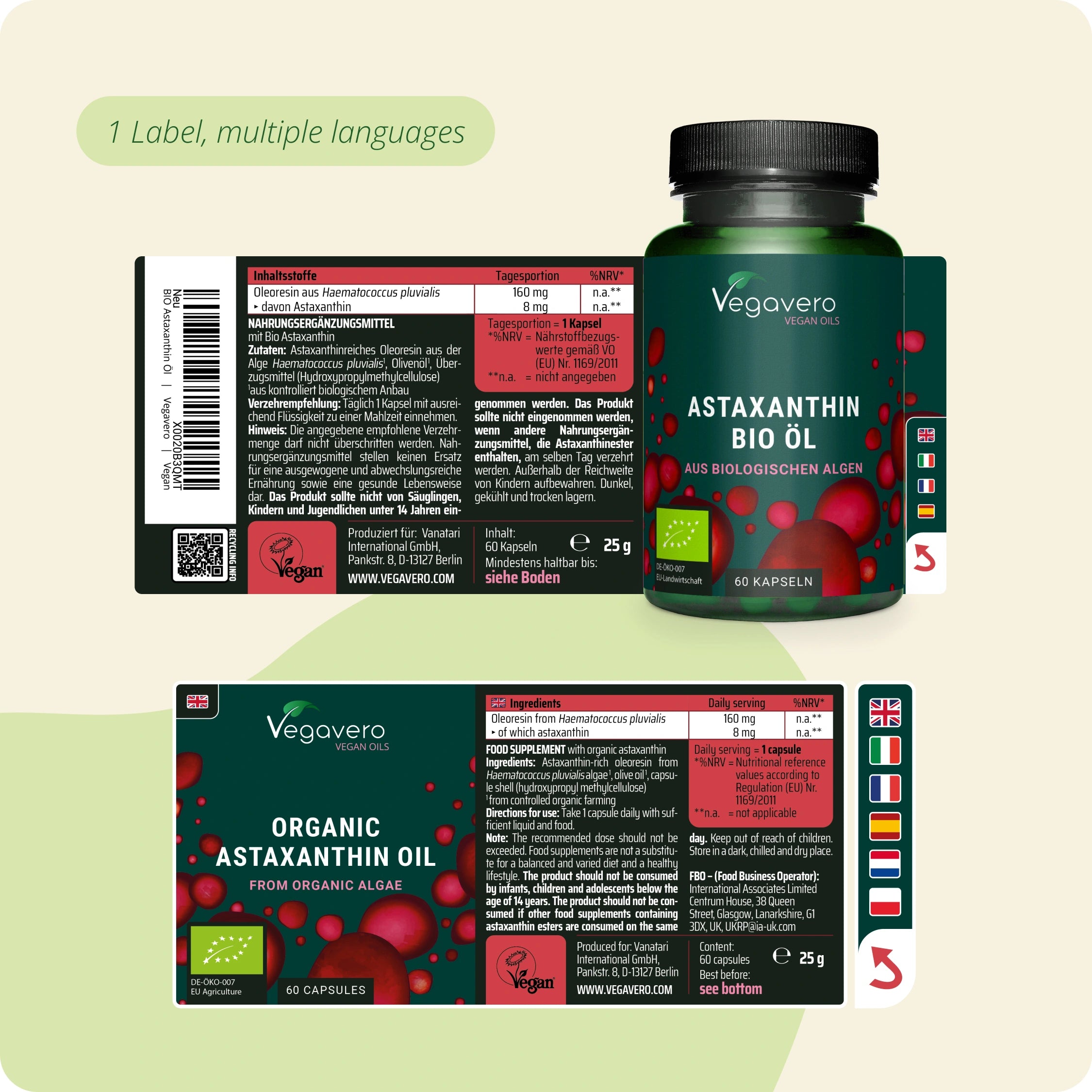Astaxanthin Oil Capsules Organic
