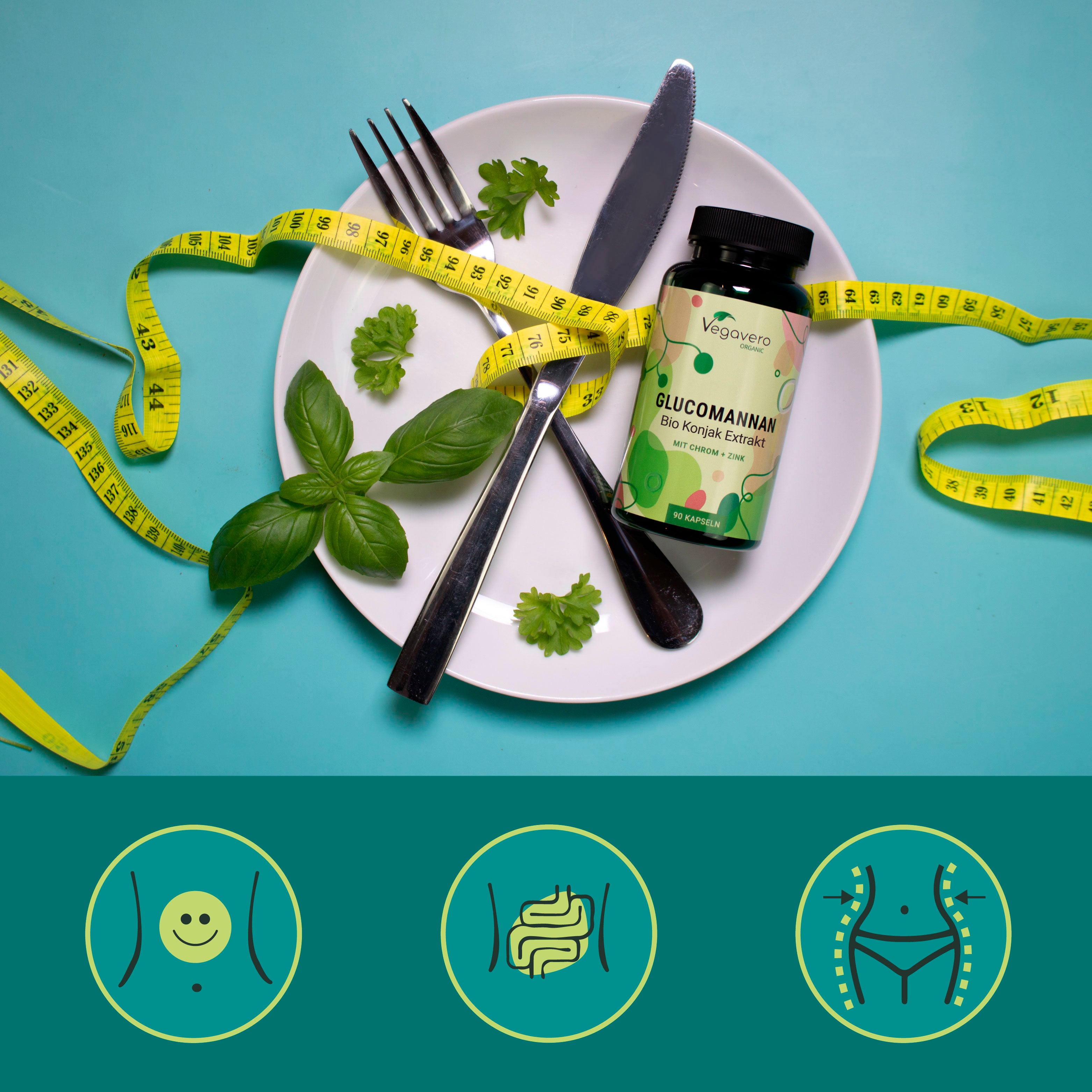 Glucomannan Kapseln Bio