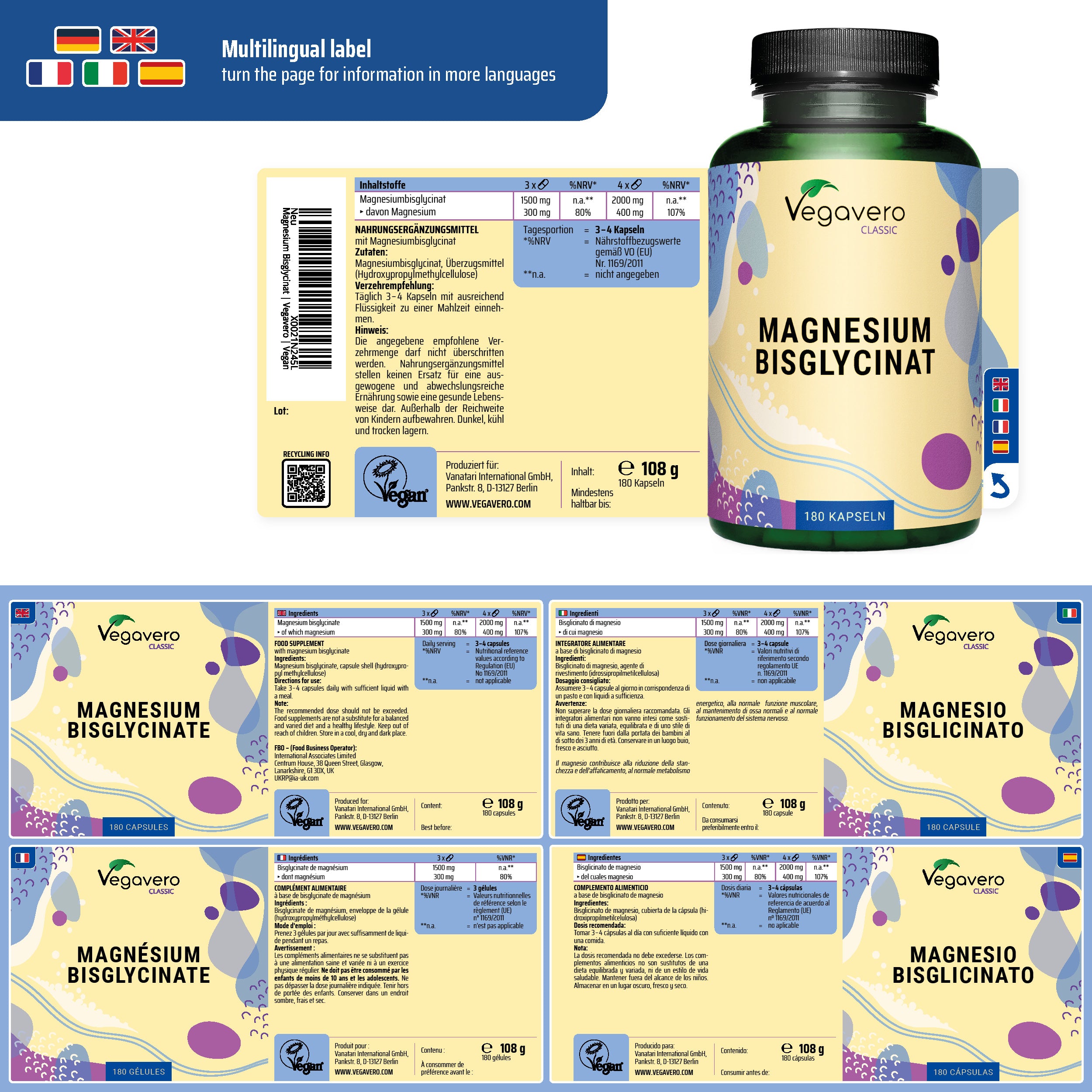 Magnesium Bisglycinate Capsules