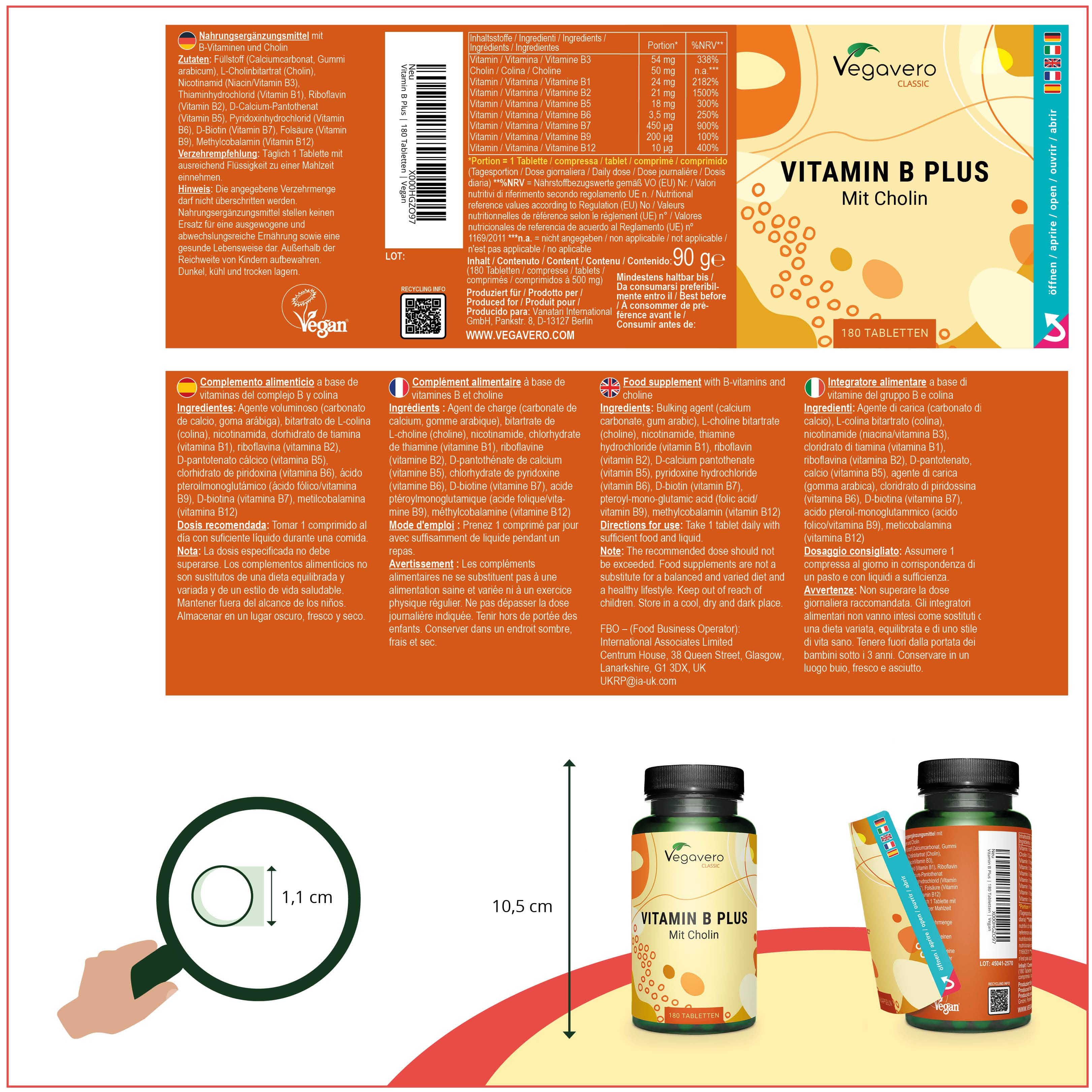 Vitamin B Plus Tabletten