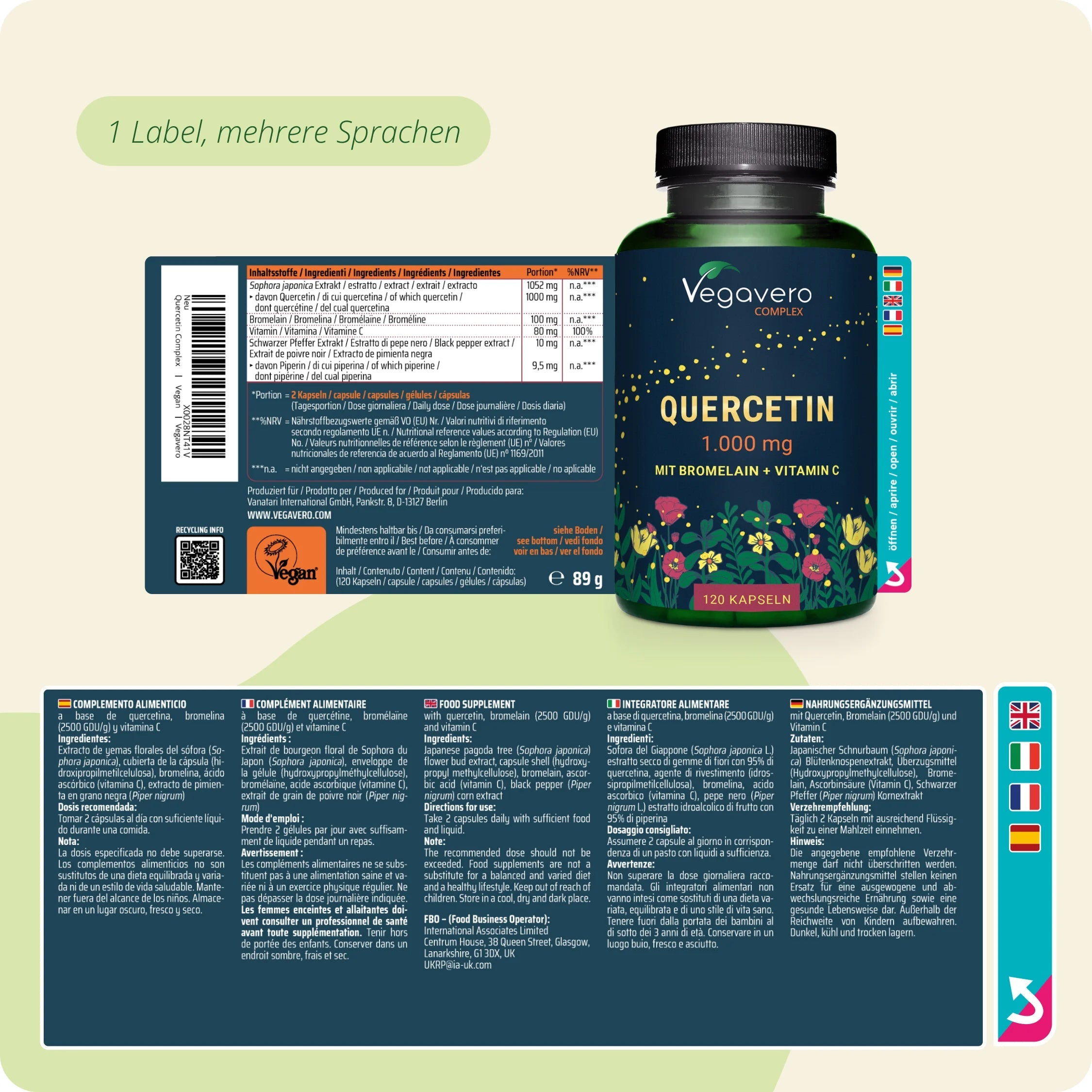 Quercetin Komplex Kapseln
