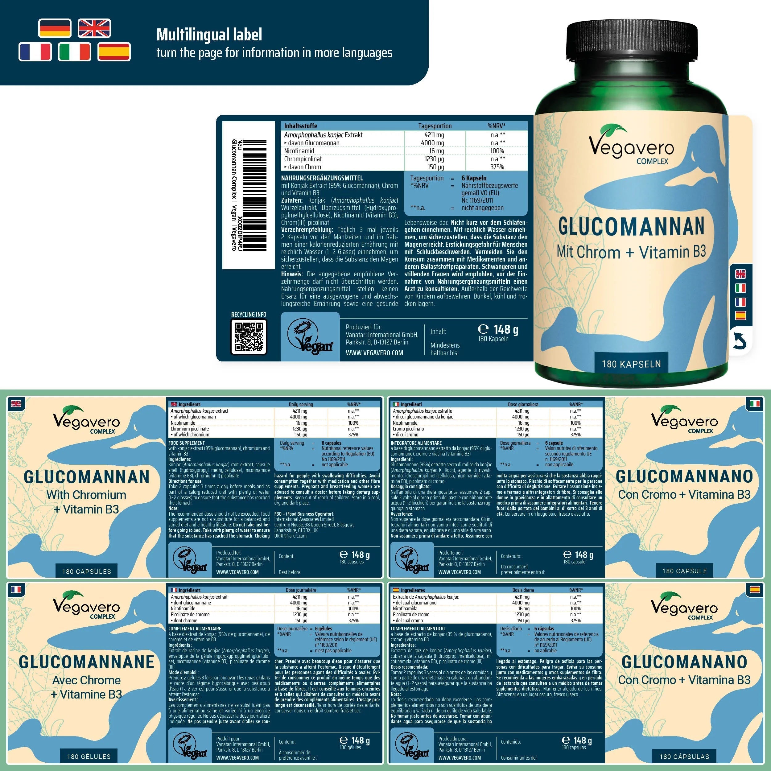 Glucomannan Complex Kapseln