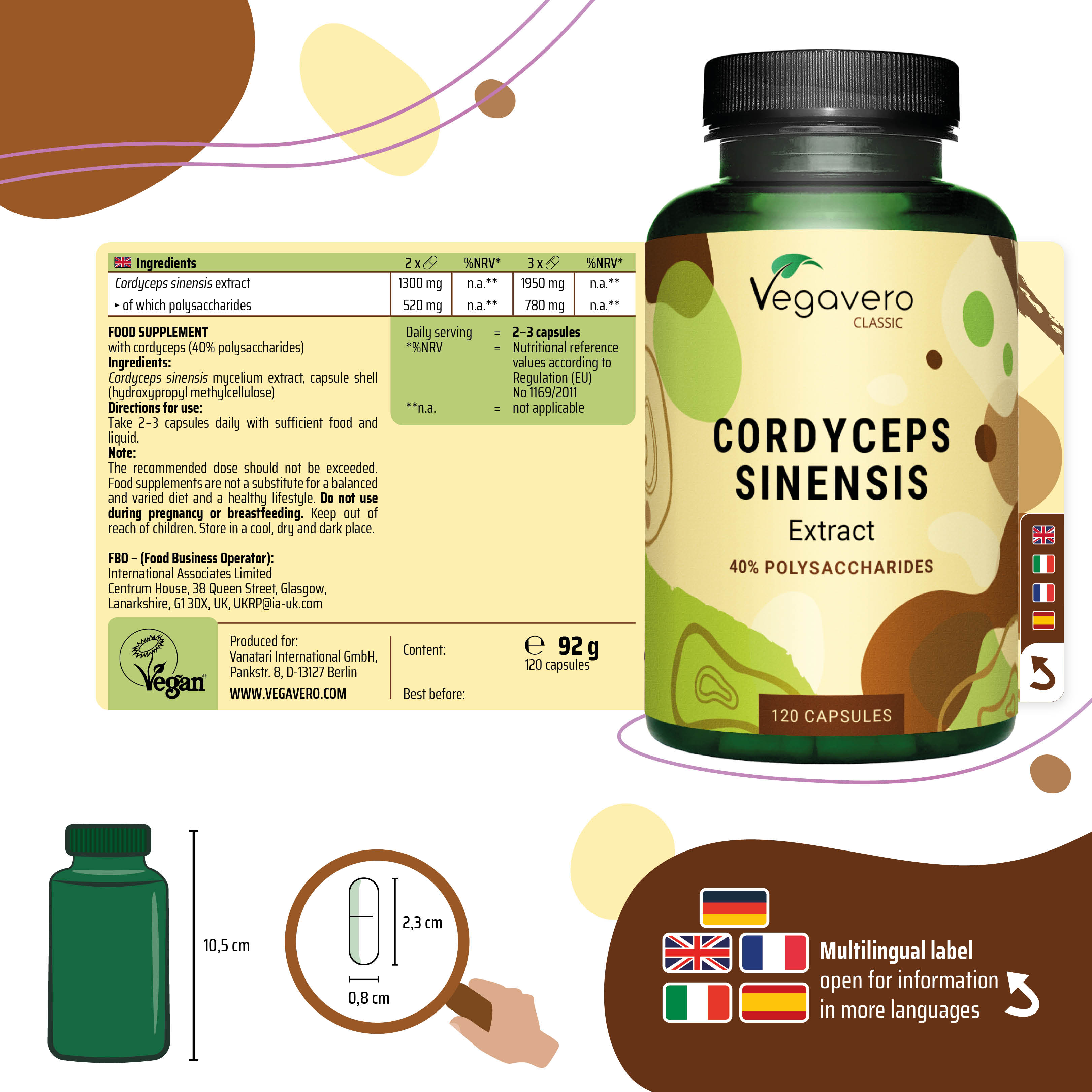 Cordyceps Sinensis Extrakt Kapseln