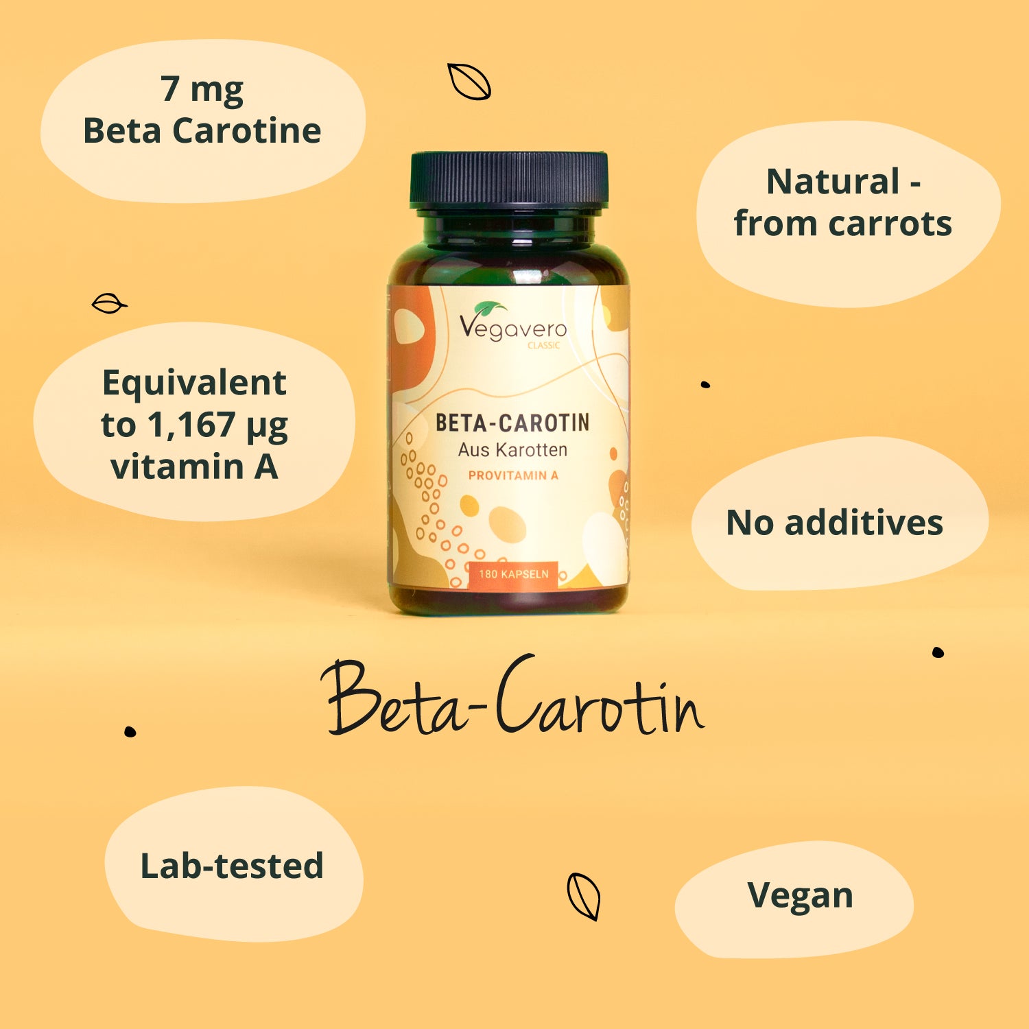 Beta‑Carotin Kapseln