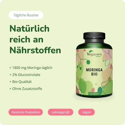 Moringa Oleifera Kapseln Bio
