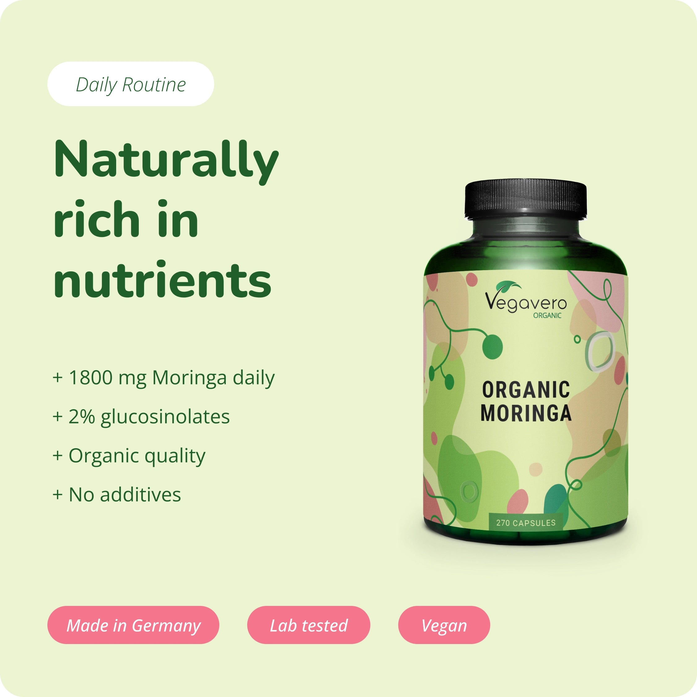Moringa Oleifera Kapseln Bio