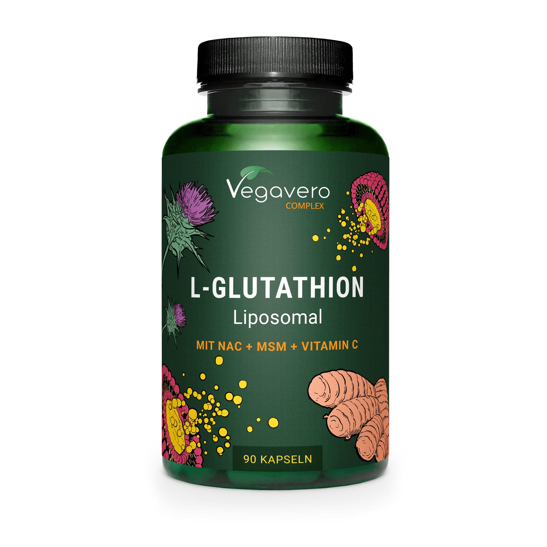 glutathion nahrungsergänzungsmittel L-Glutathion Complex Kapseln » Vegane Liposomal Kapseln