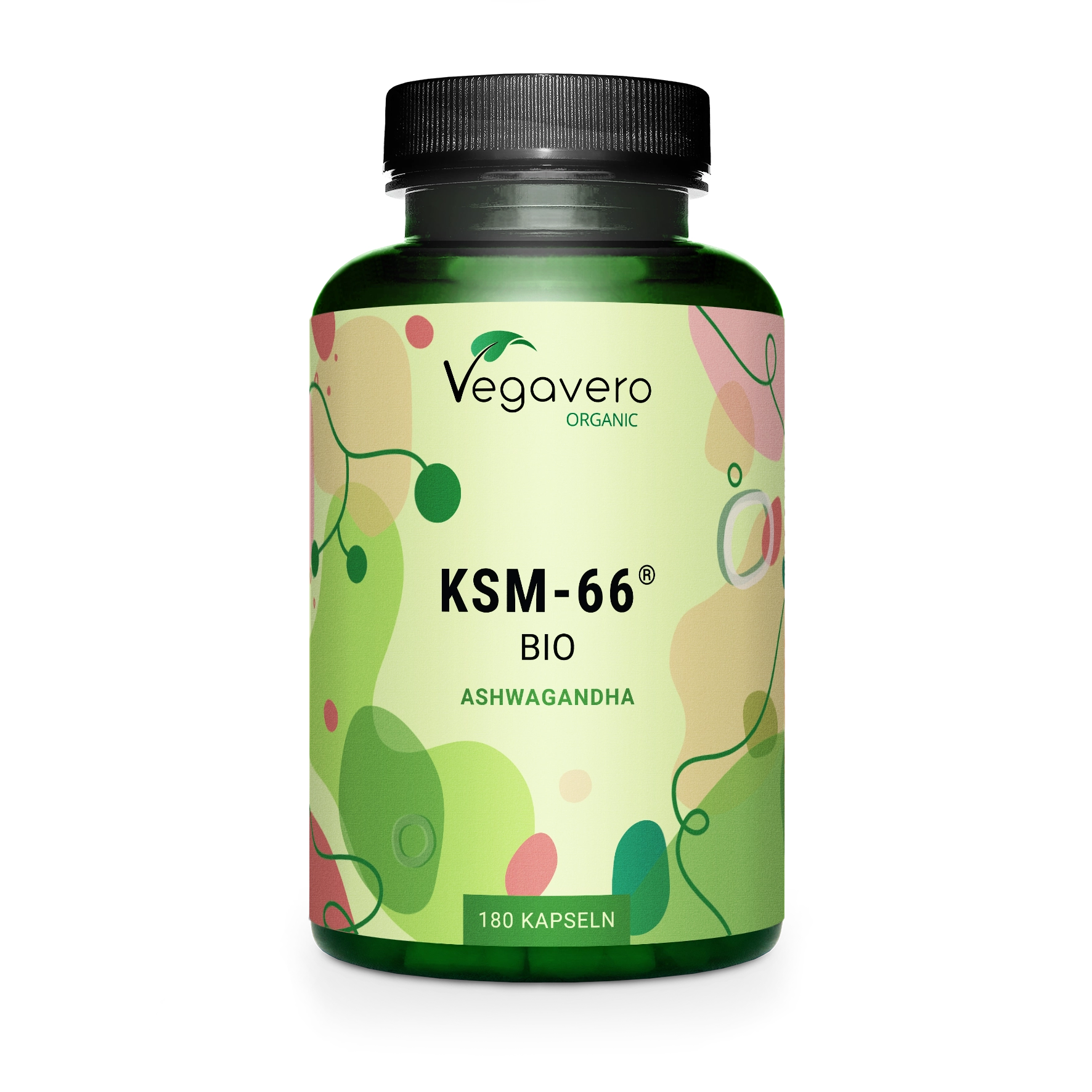 Ashwagandha KSM-66 Extrakt Kapseln Bio