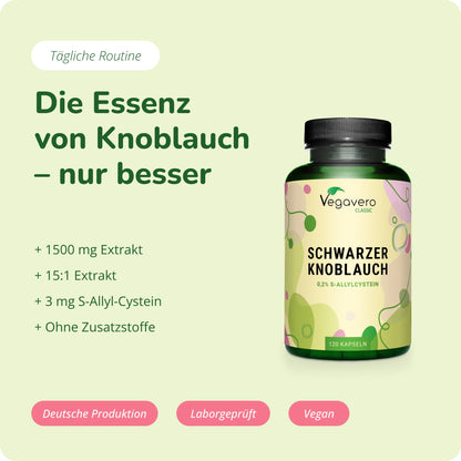 Schwarzer Knoblauch Extrakt Kapseln