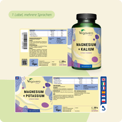 Magnesium + Kalium Kapseln