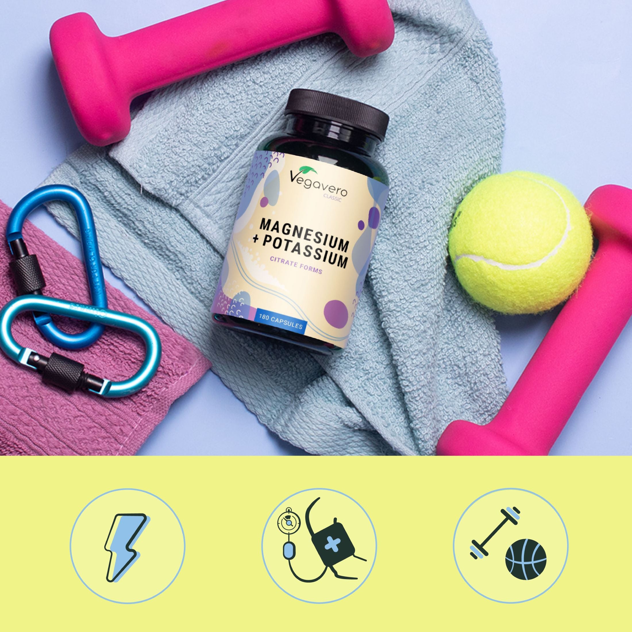 Magnesium + Kalium Kapseln