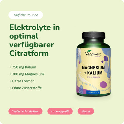 Magnesium + Kalium Kapseln