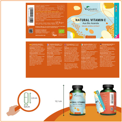 Natural Vitamin C Organic Capsules