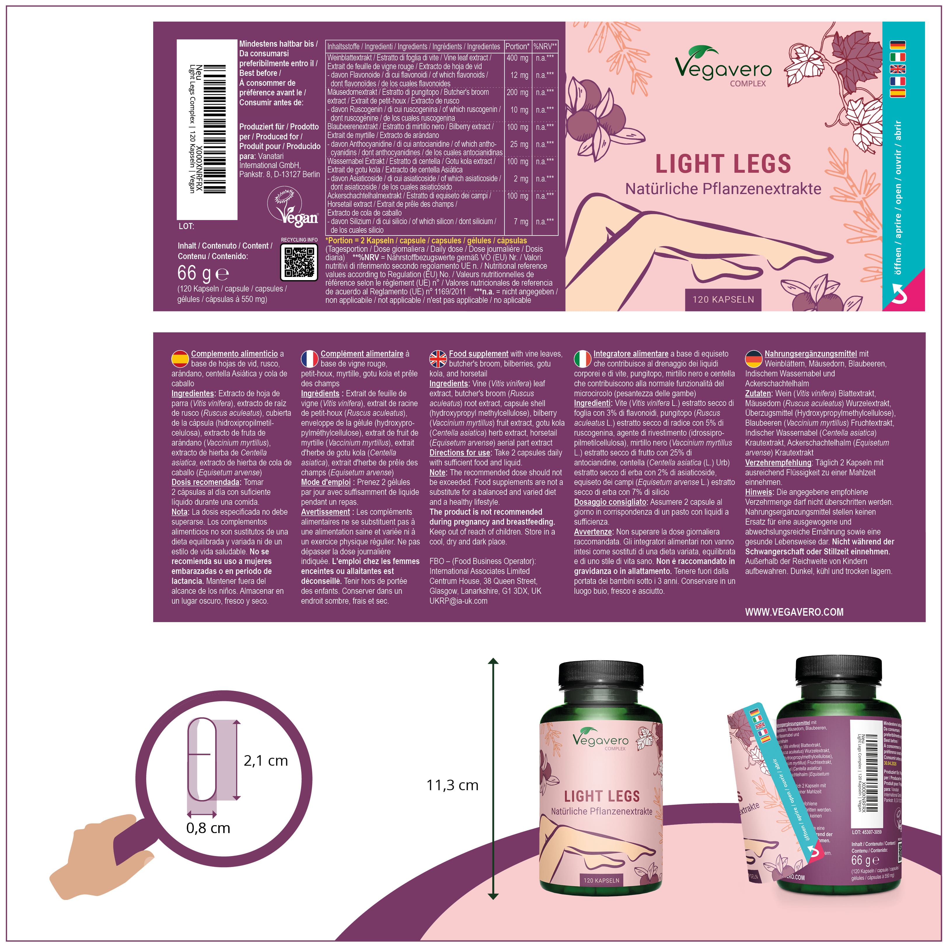 Light Legs Complex Kapseln