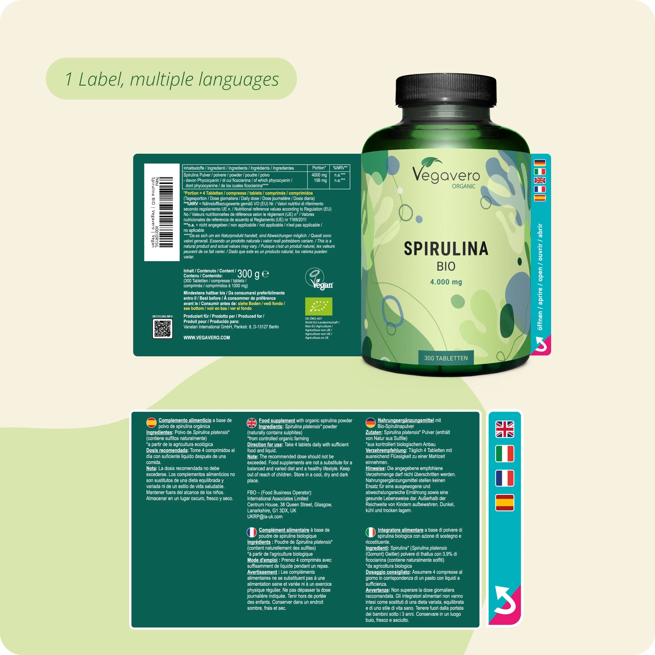 Spirulina Tablets Organic