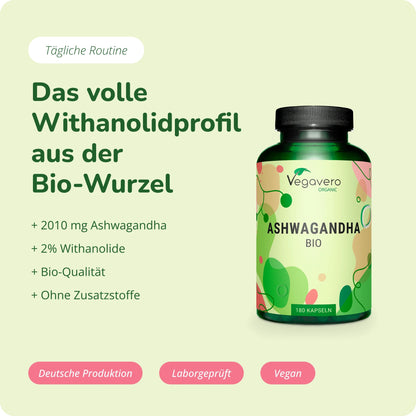 Ashwagandha Kapseln Bio