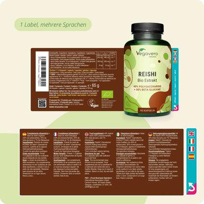 Reishi Extrakt Kapseln Bio