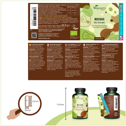 Reishi Extrakt Kapseln Bio
