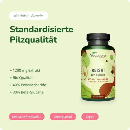 Reishi Extrakt Kapseln Bio