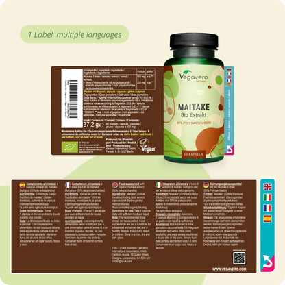 Maitake Extrakt Kapseln Bio