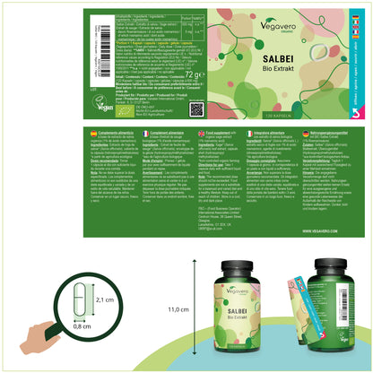 Salbei Extrakt Kapseln Bio