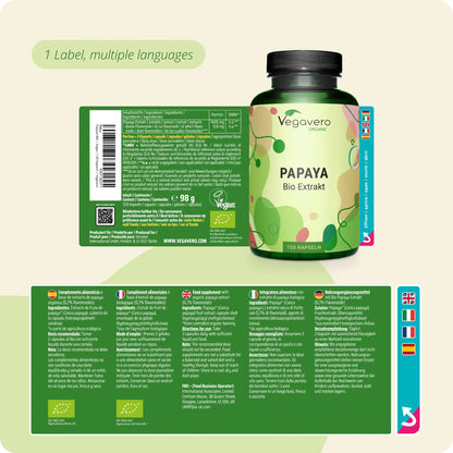 Papaya Extrakt Kapseln Bio
